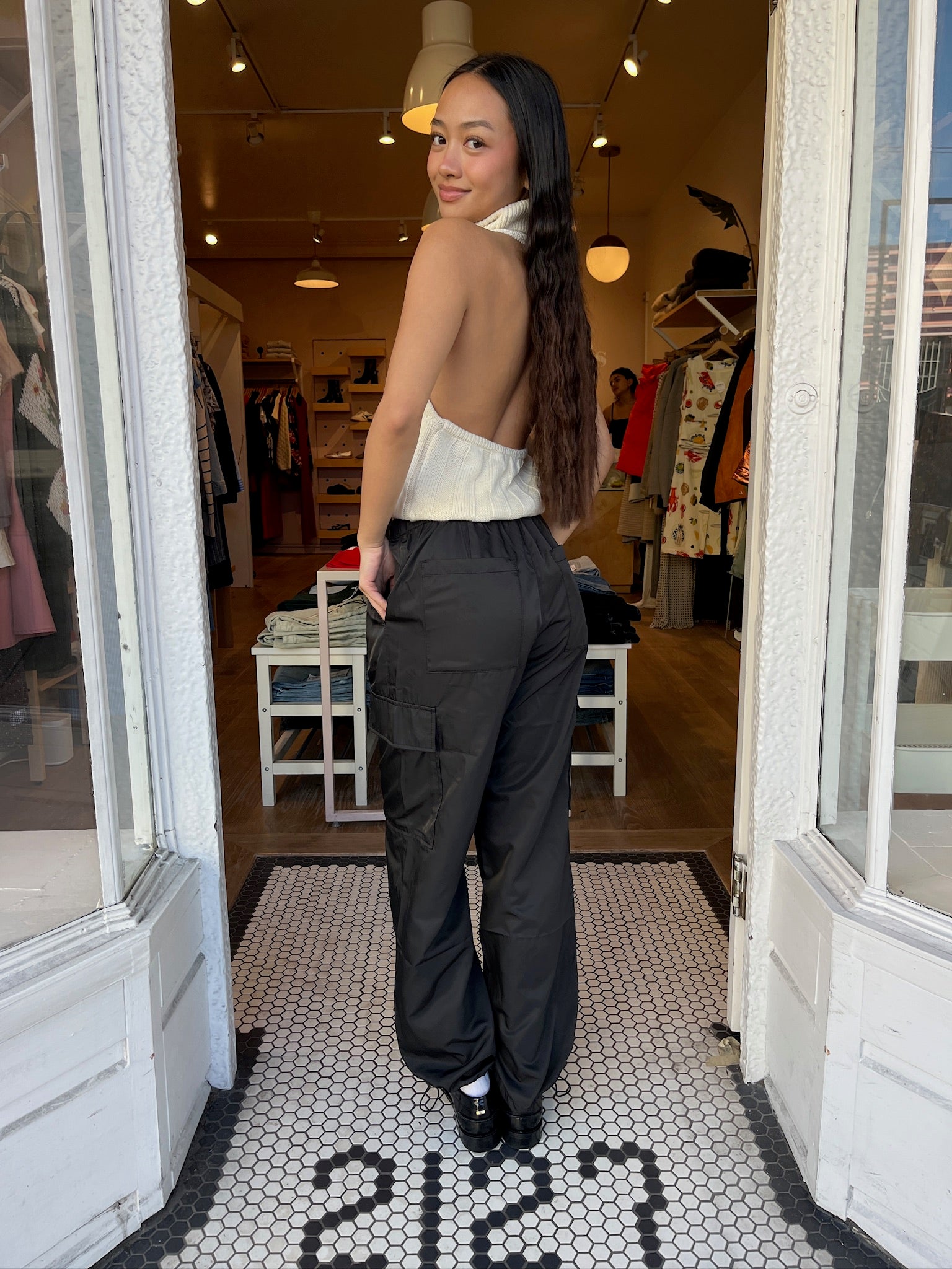 Premium Jade Cargo Pants - Ultimate Black Edition