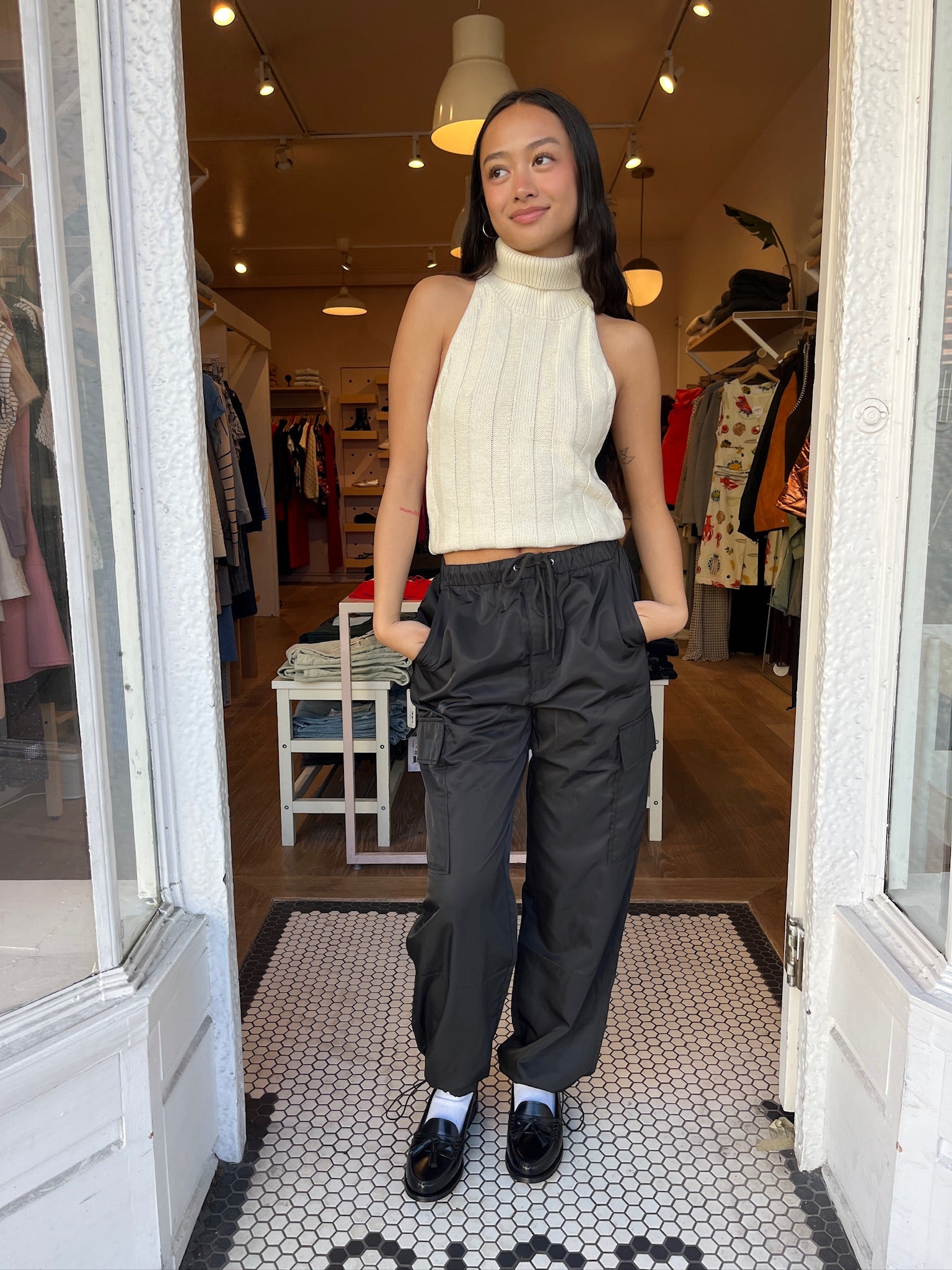 Premium Jade Cargo Pants - Ultimate Black Edition
