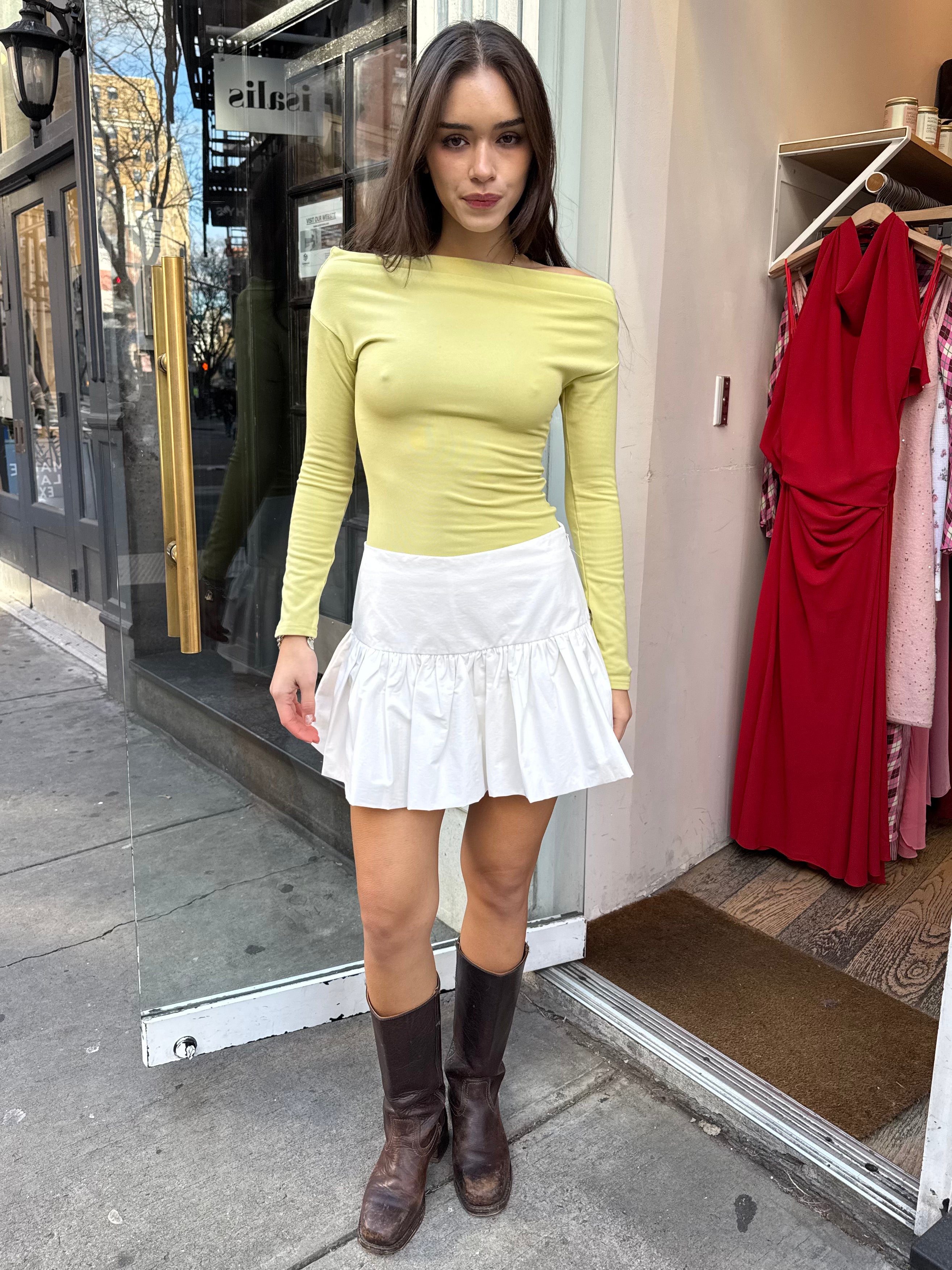 Premium Jenika Skirt - Ultimate Comfort in Off White