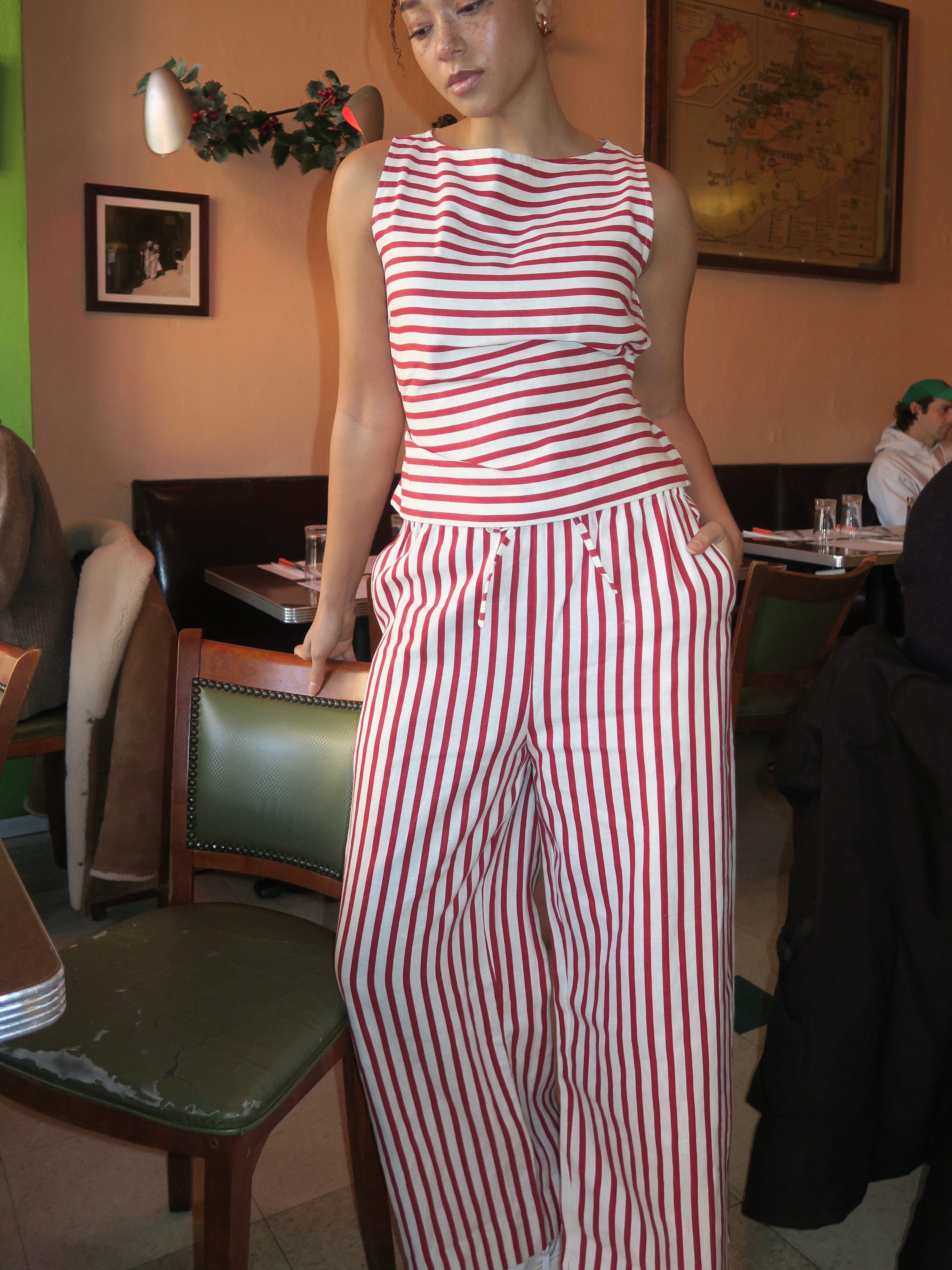 Premium Jones Breton Stripe Red Pants - Ultimate Comfort & Style