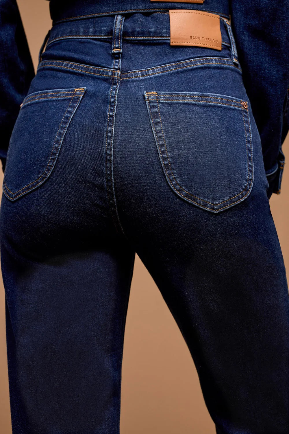 Premium Brooke High Rise Palazzo Jeans - Ultimate Dark Denim Comfort