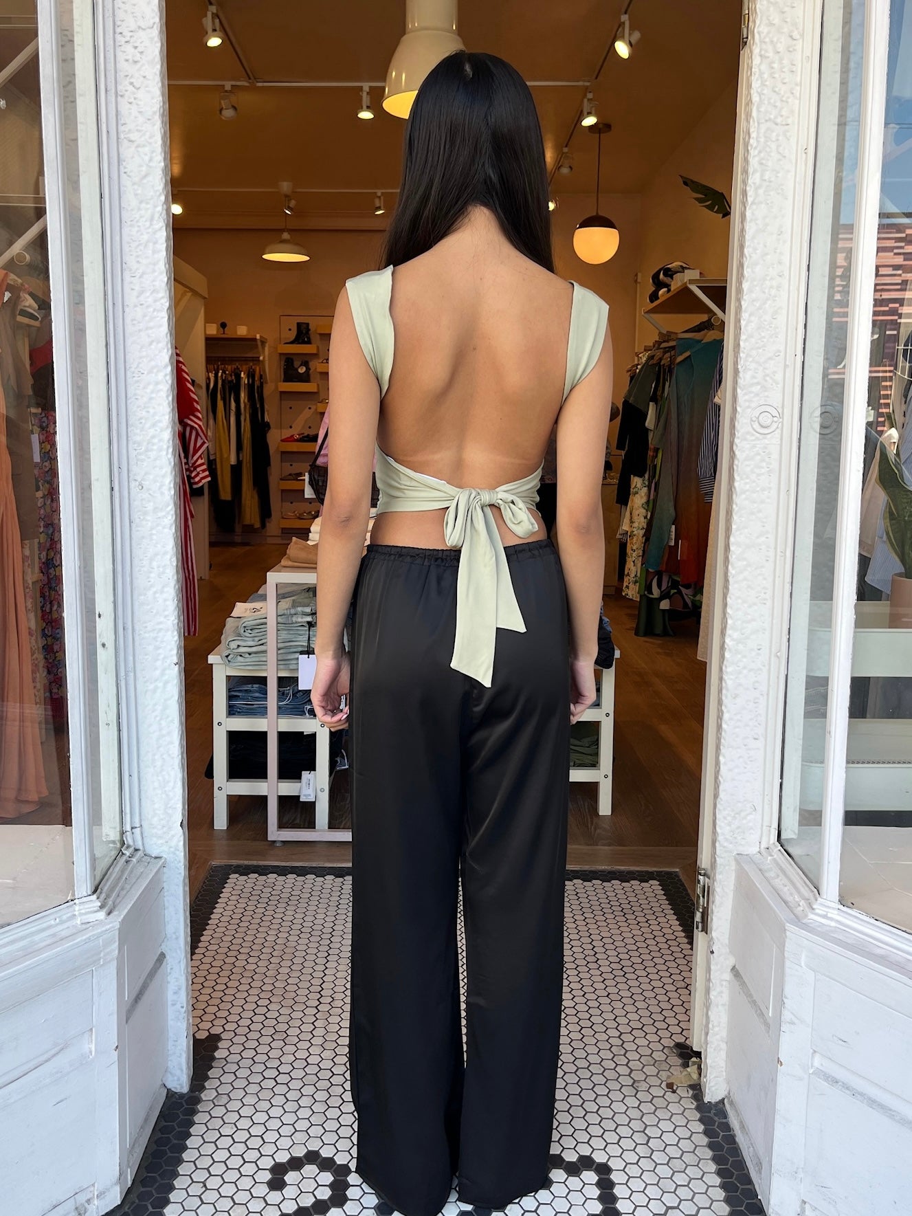 Premium Jenna Silky Pants - Ultimate Comfort in Black