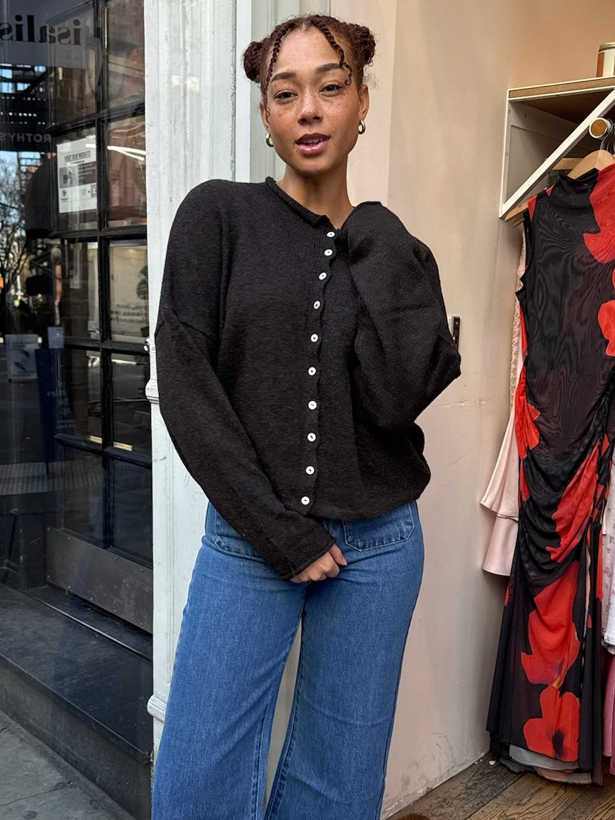Premium Pisces Chocolate Cardigan - Ultimate Comfort & Style