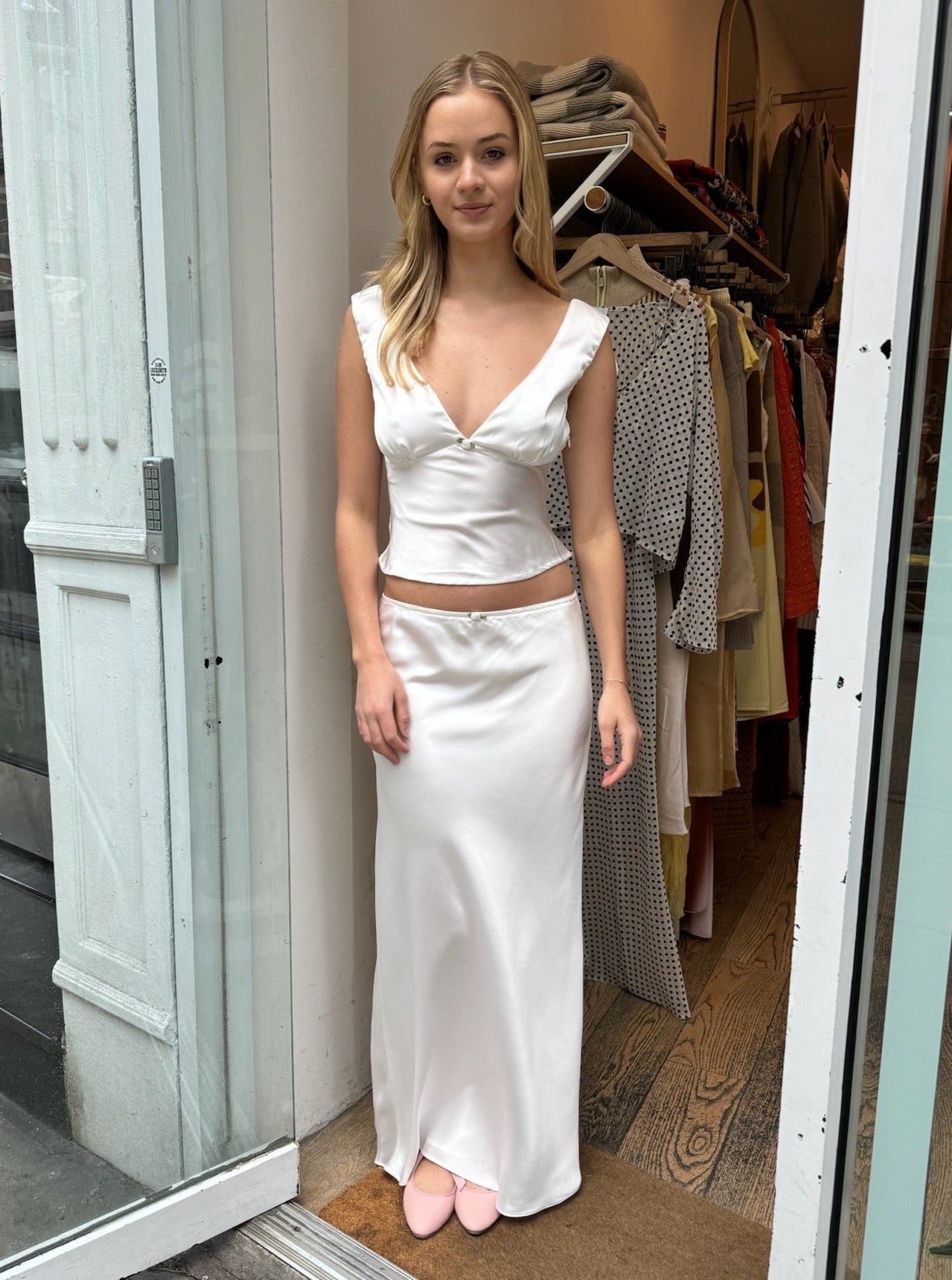 Premium Ravello Skirt - Ultimate White