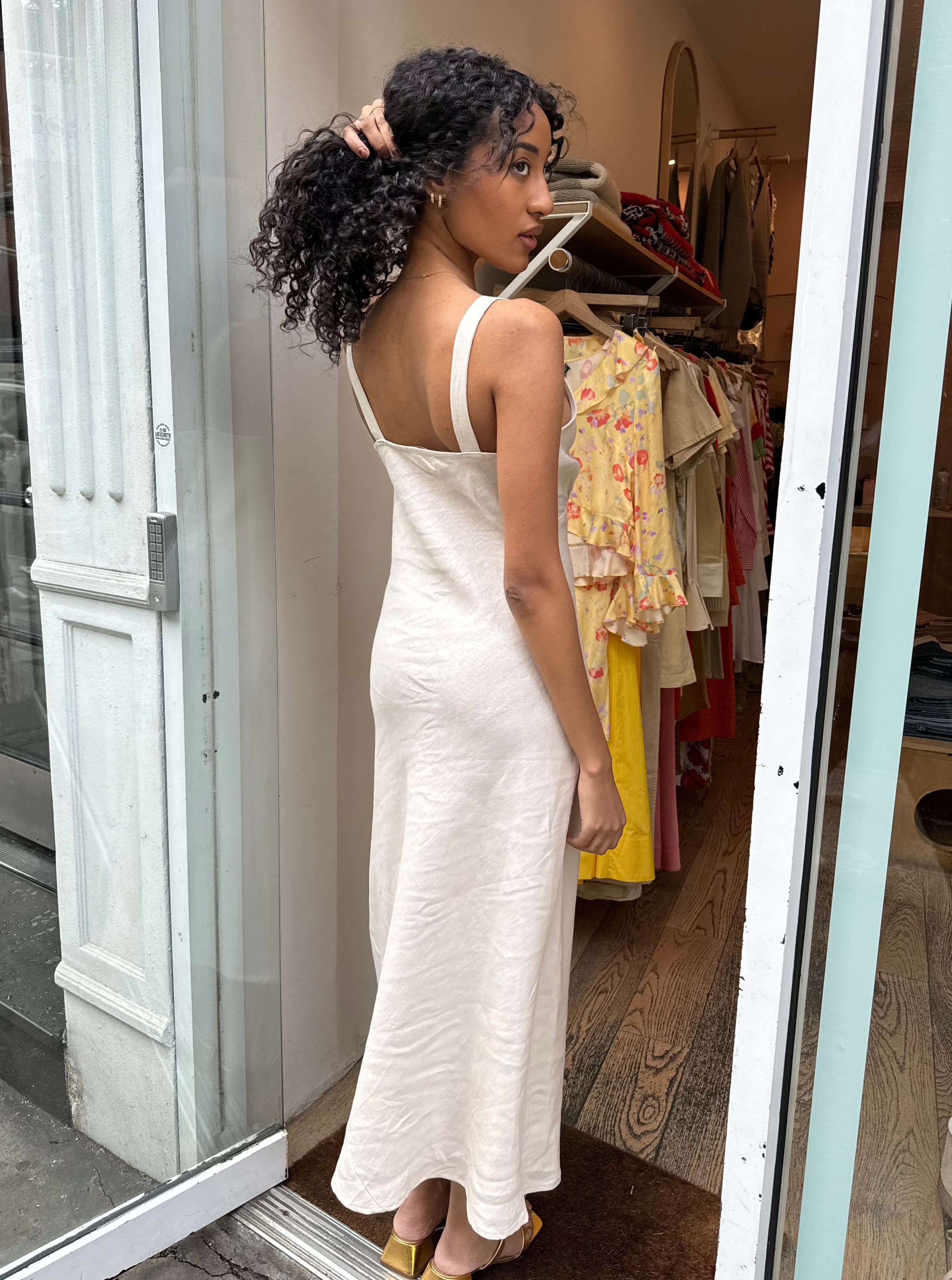 Premium Linen Maxi Dress - Ultimate Comfort in Sand