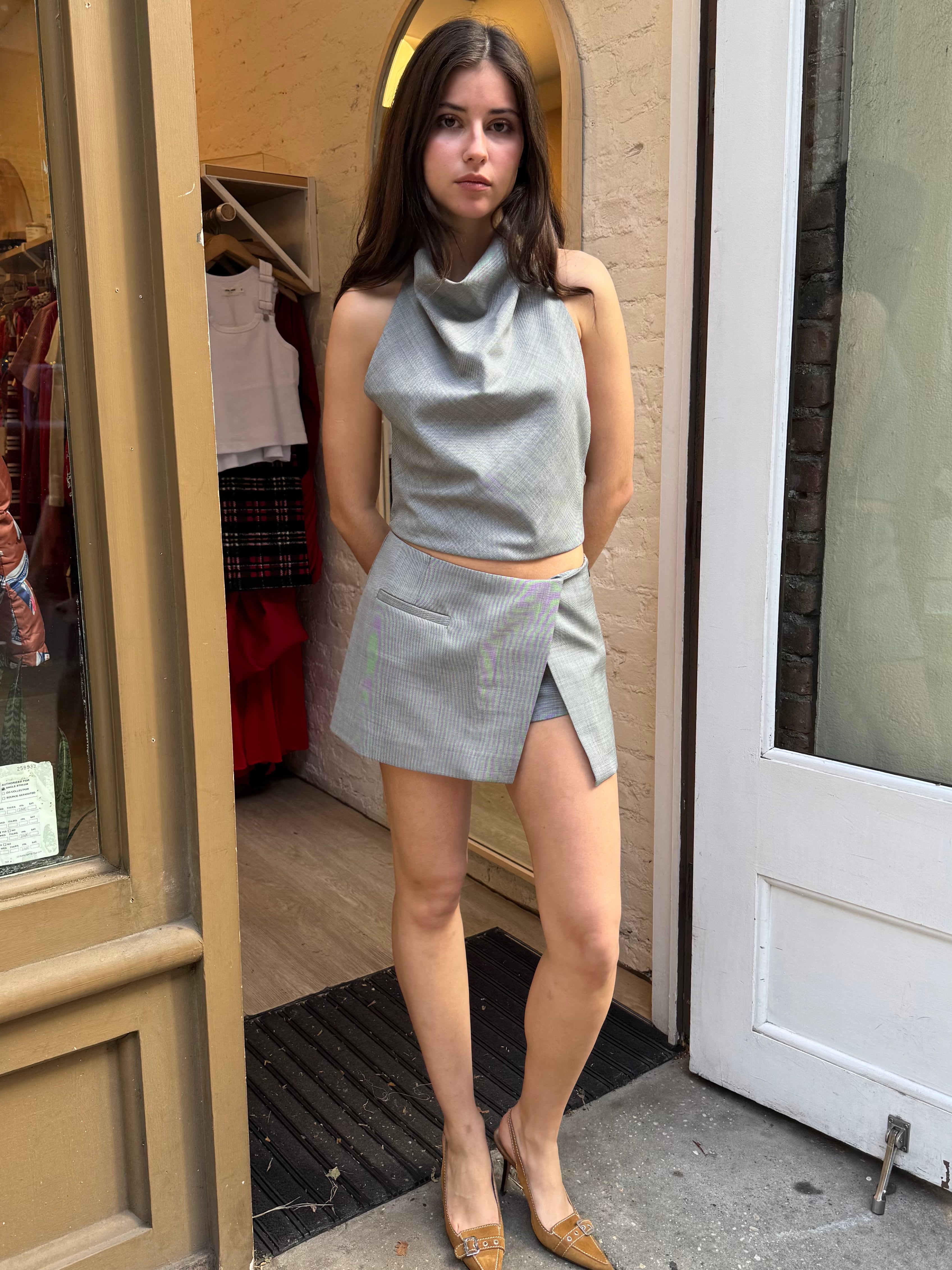 Premium Monika Skort in Salt & Pepper - Ultimate Style Upgrade