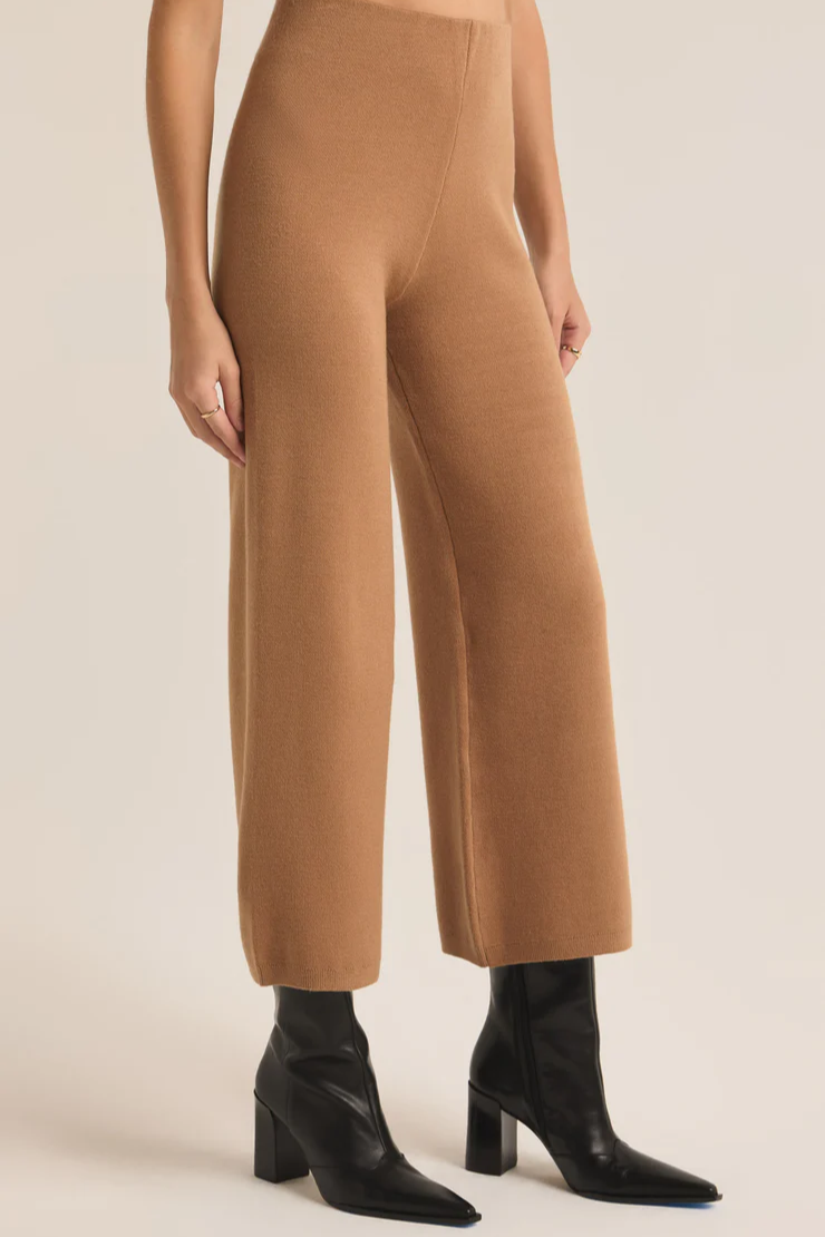 Premium Elowen Sweater Knit Pant - Ultimate Comfort in Burro