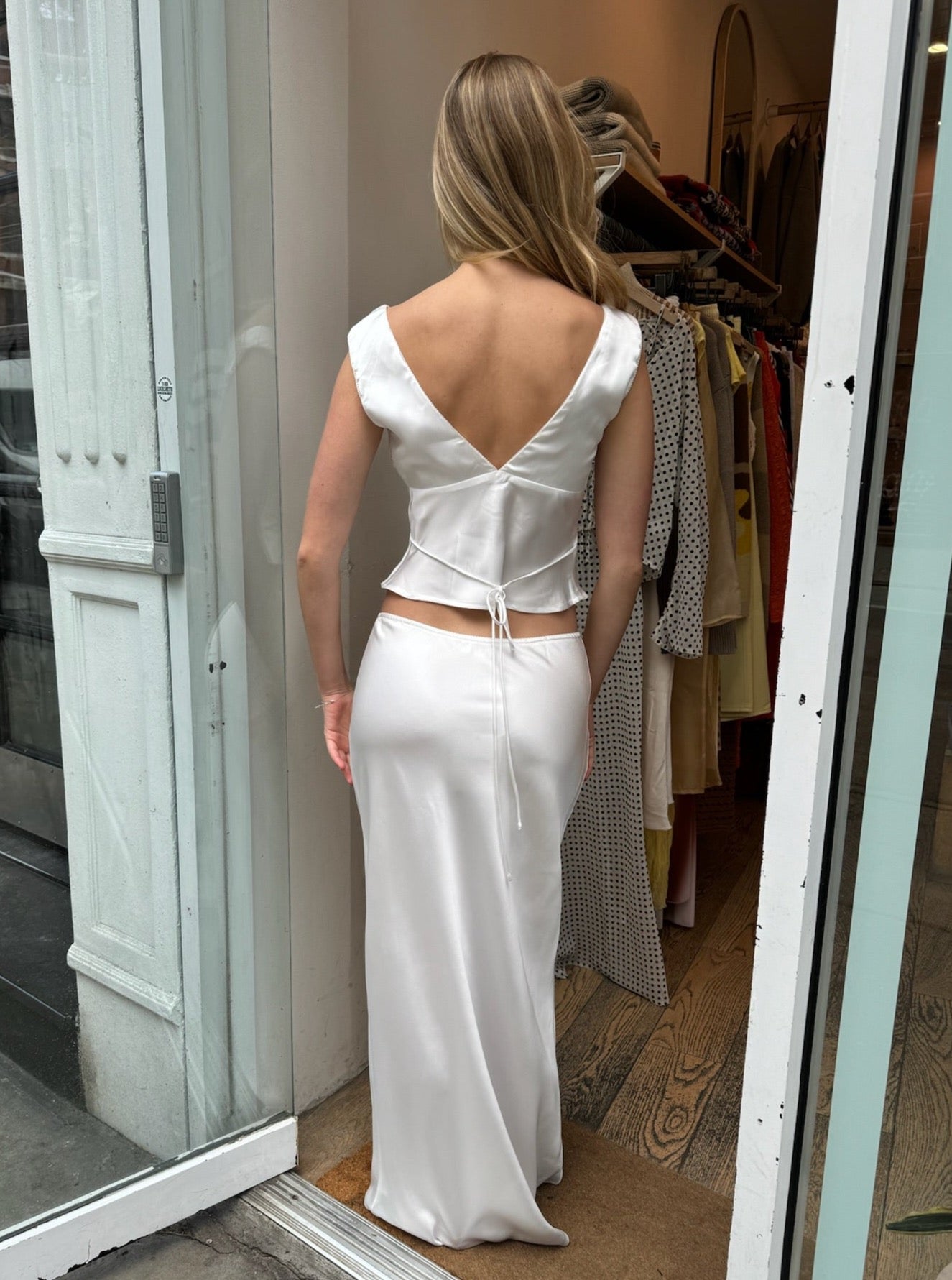 Premium Ravello Skirt - Ultimate White