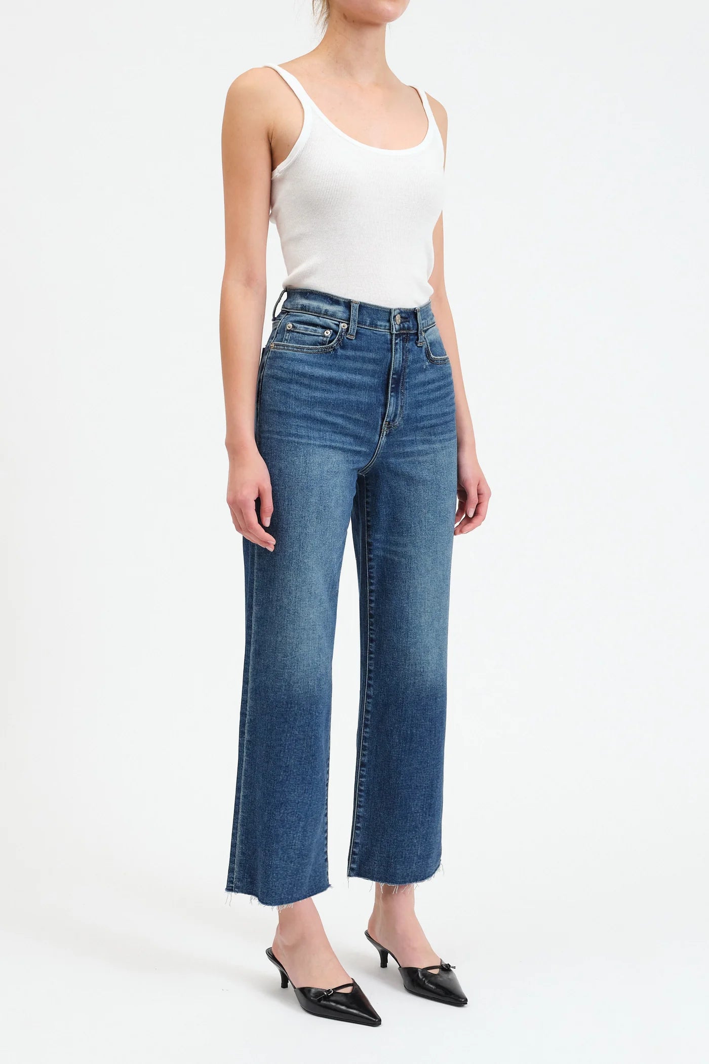 Pleaser Premium High Rise Wide Leg Jeans - Uptown Collection