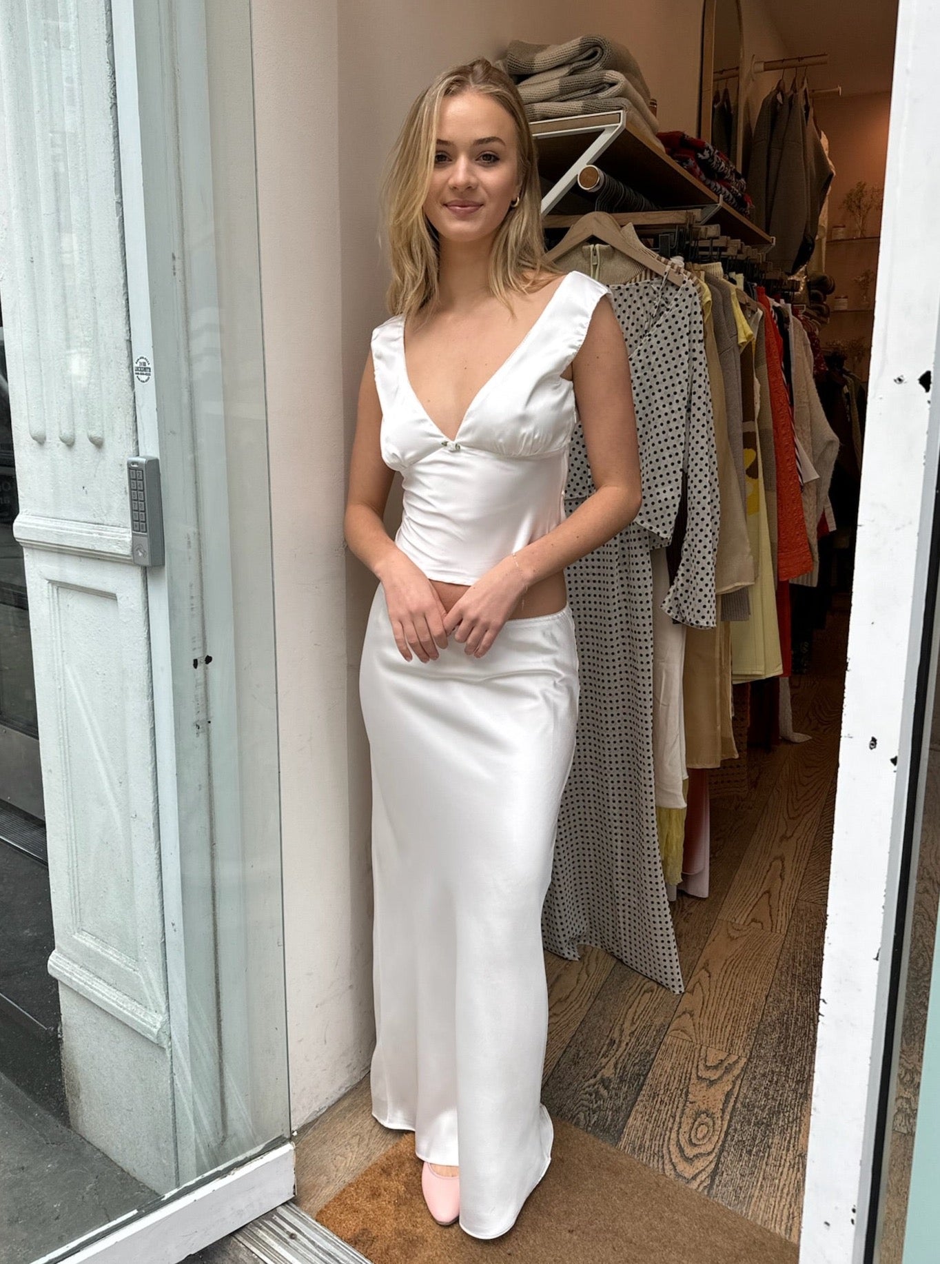 Premium Ravello Skirt - Ultimate White