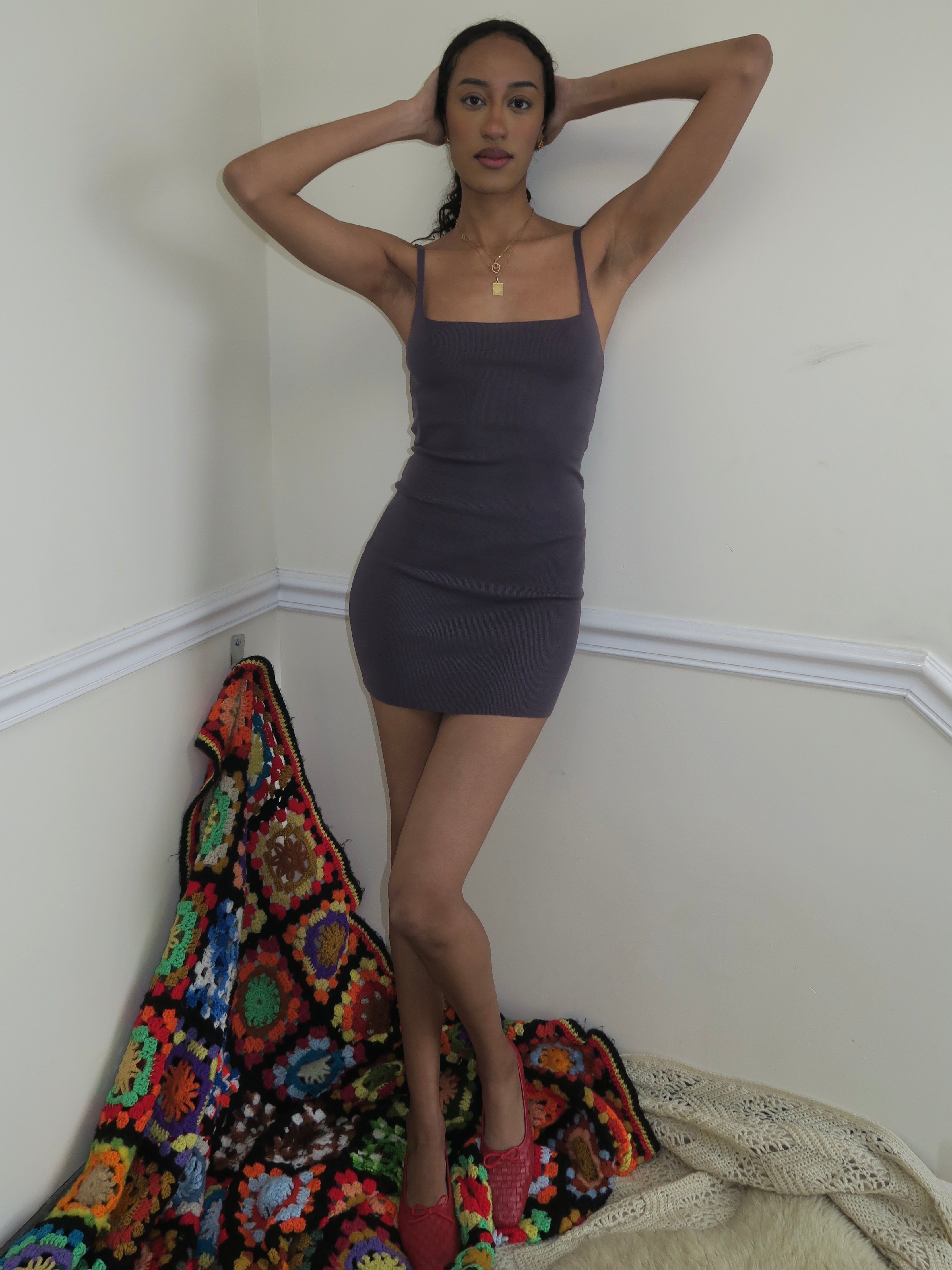 Premium Arpador Grey Mini Dress – Ultimate Style Upgrade