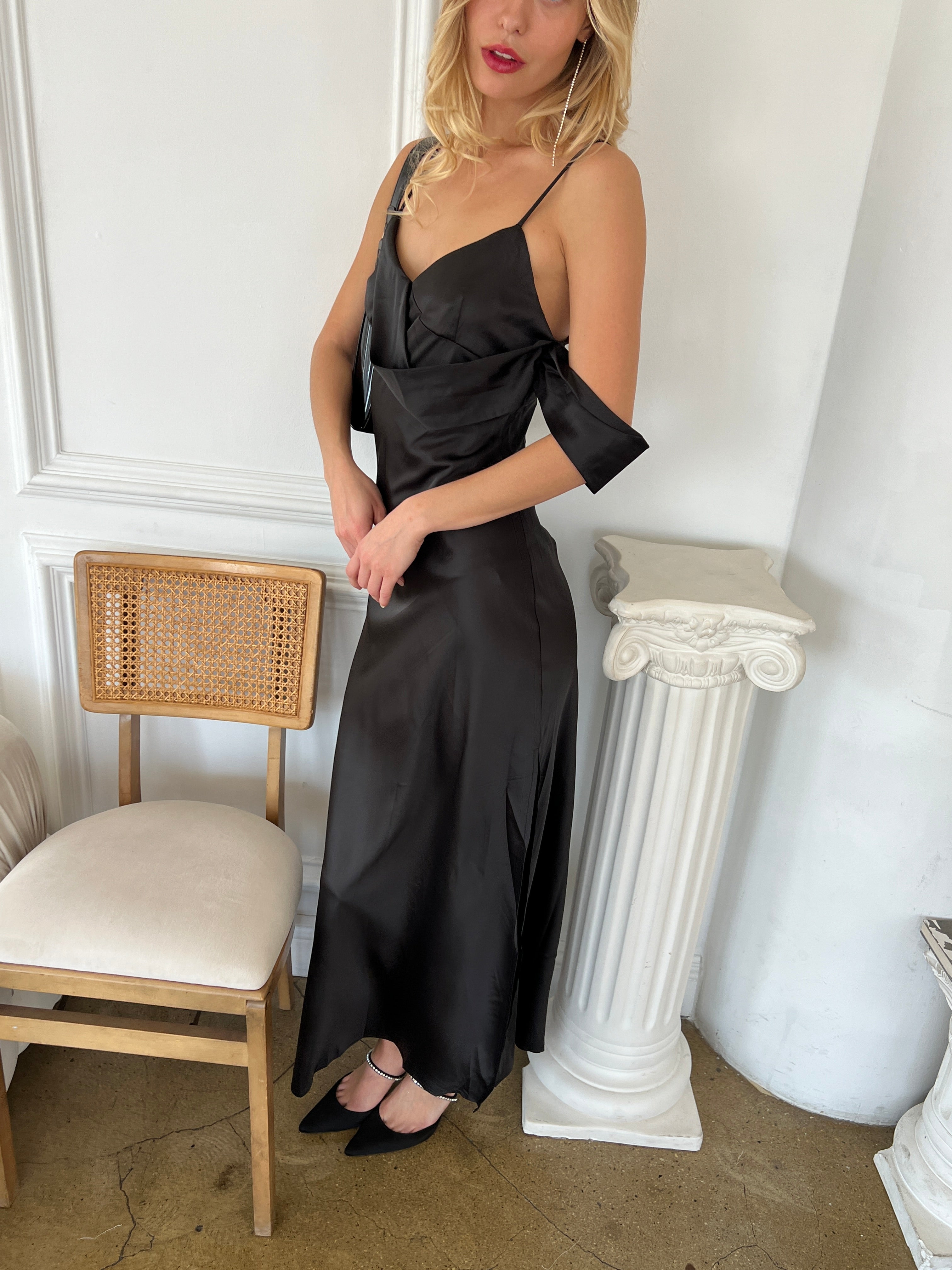 Premium Tiffany Maxi Dress - Ultimate Elegance in Black