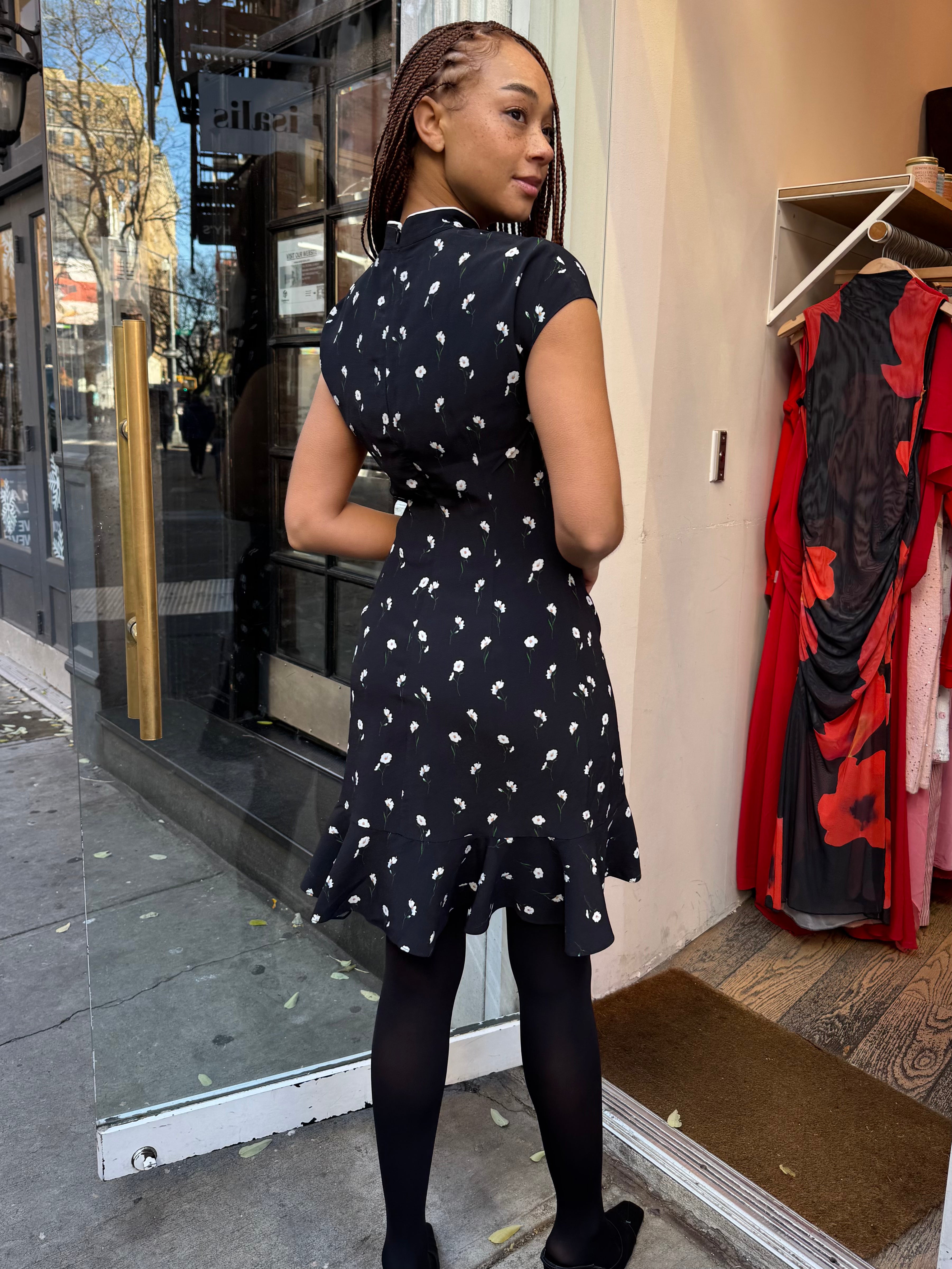 Ultimate Pamela Mini Dress - Black Poppy Edition