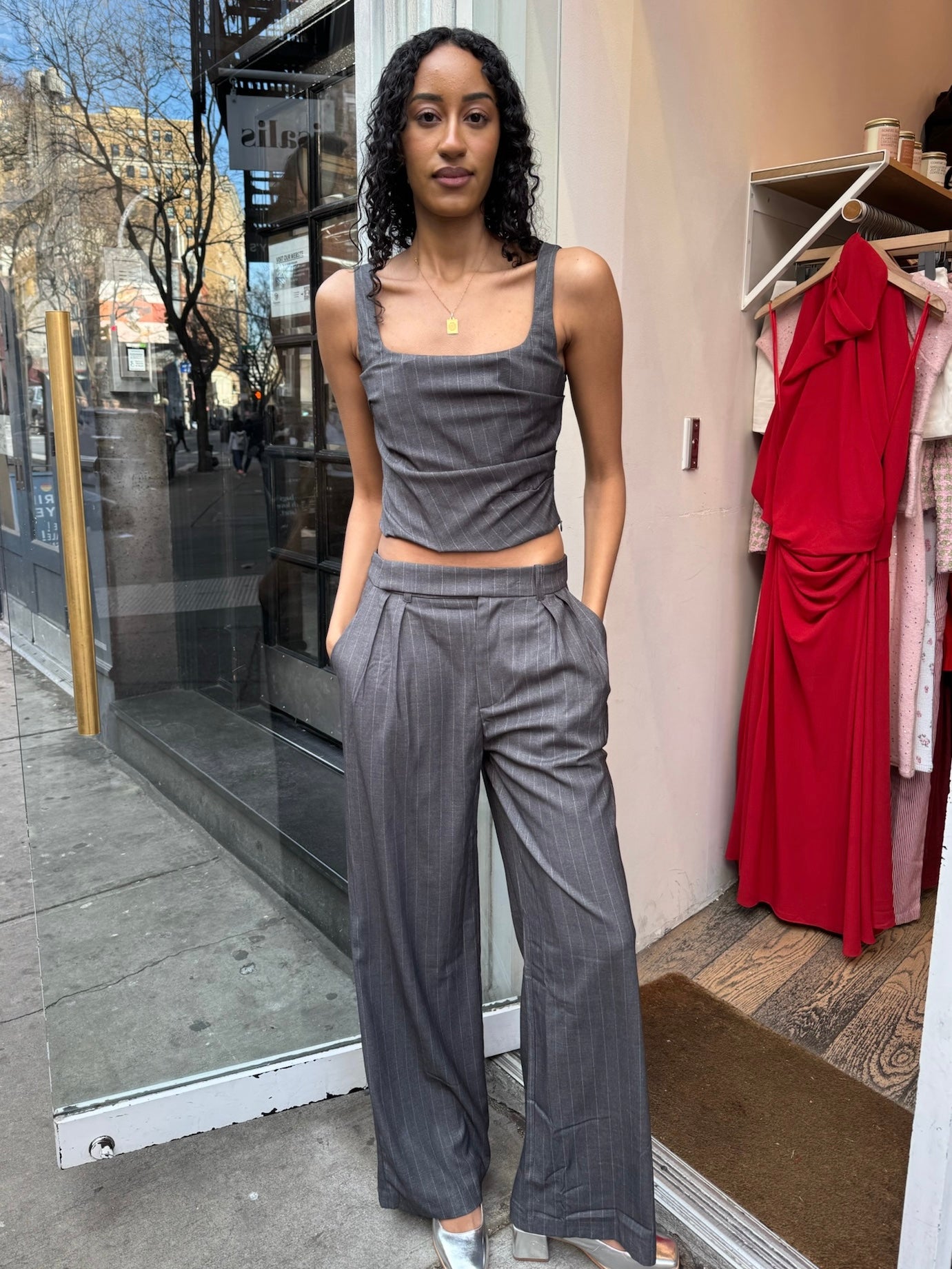 Premium Kara Trouser in Grey - Ultimate Comfort & Style