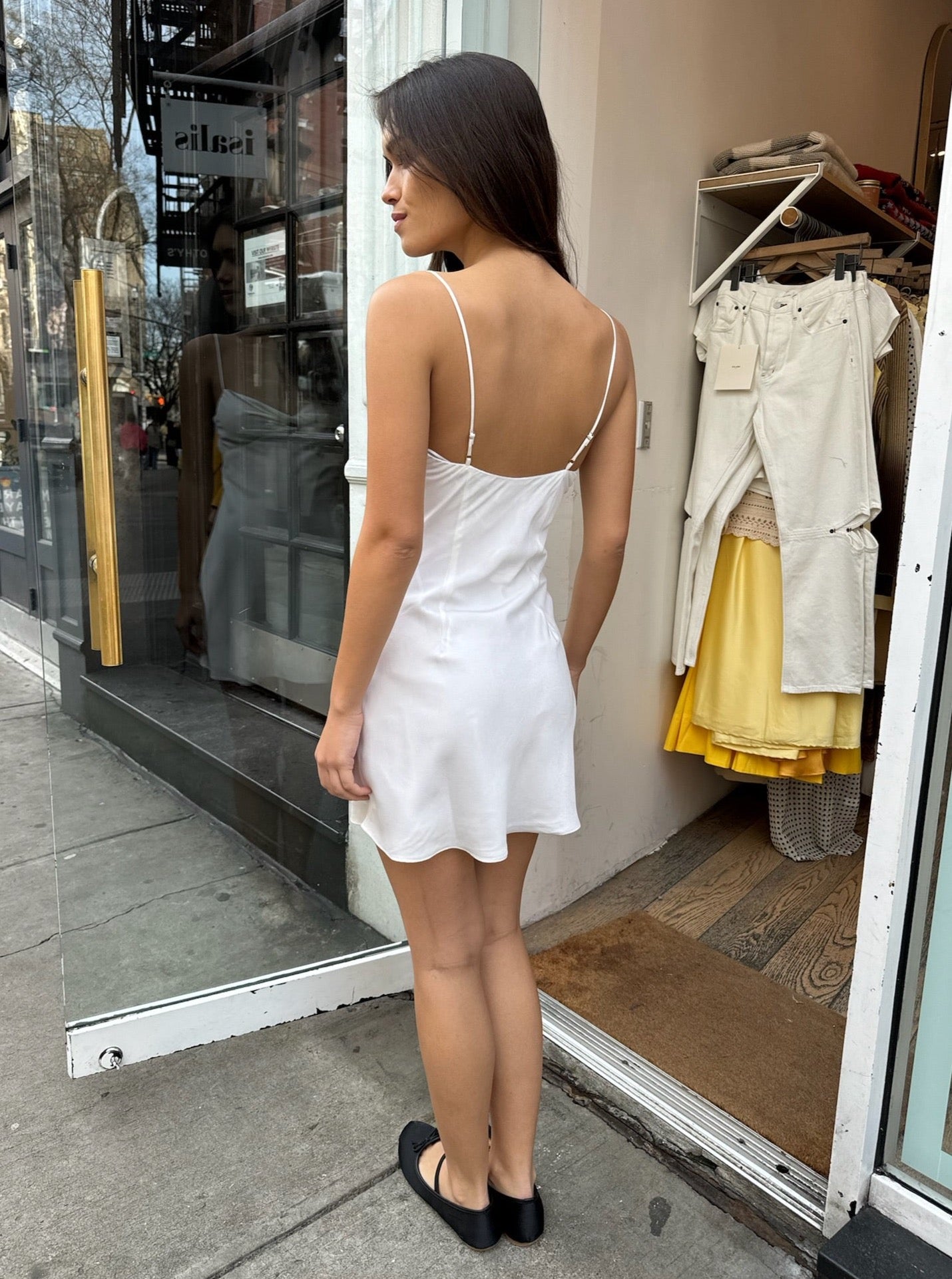 Premium Alina Tank Mini Dress - Ultimate Summer White