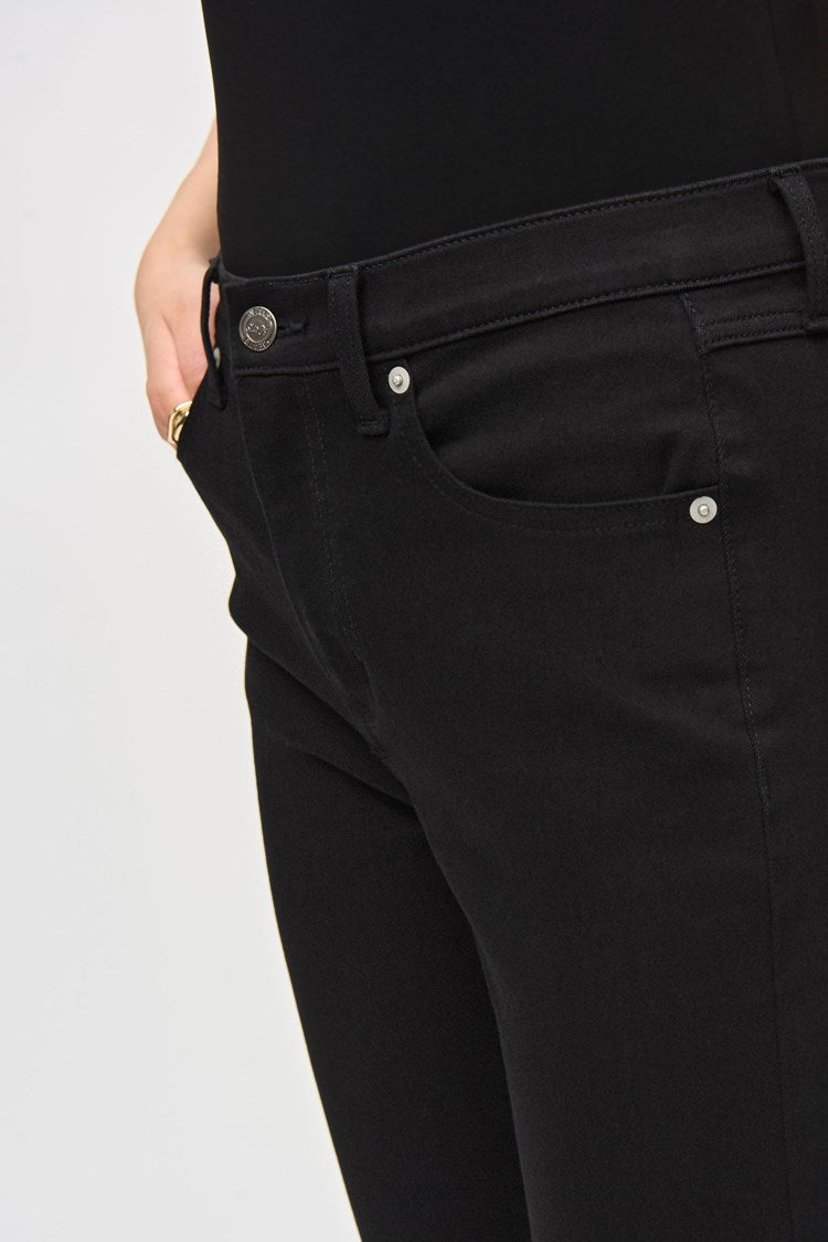 Premium Classic Straight Denim Jeans - Ultimate Black Wash
