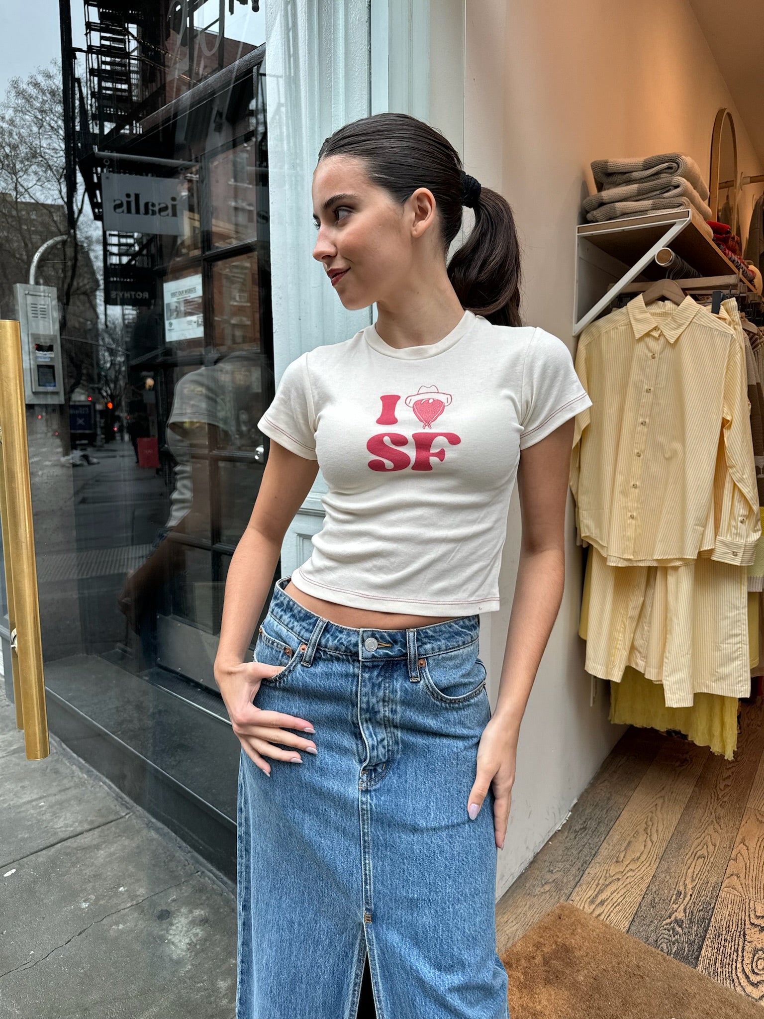 Premium San Francisco Love Baby Tee - Organic & Fair Trade