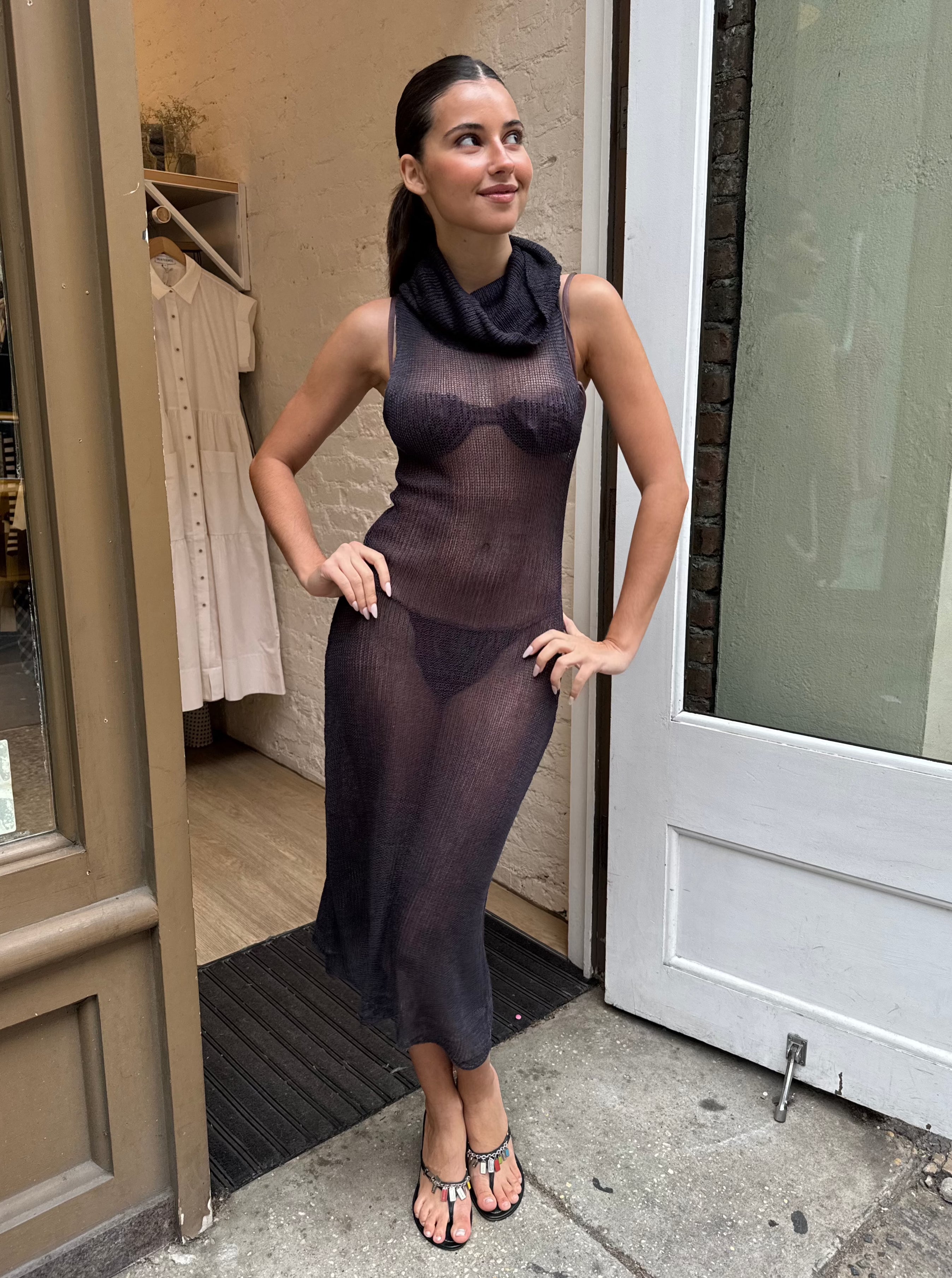 Premium Isolde Navy Dress - Ultimate Elegance