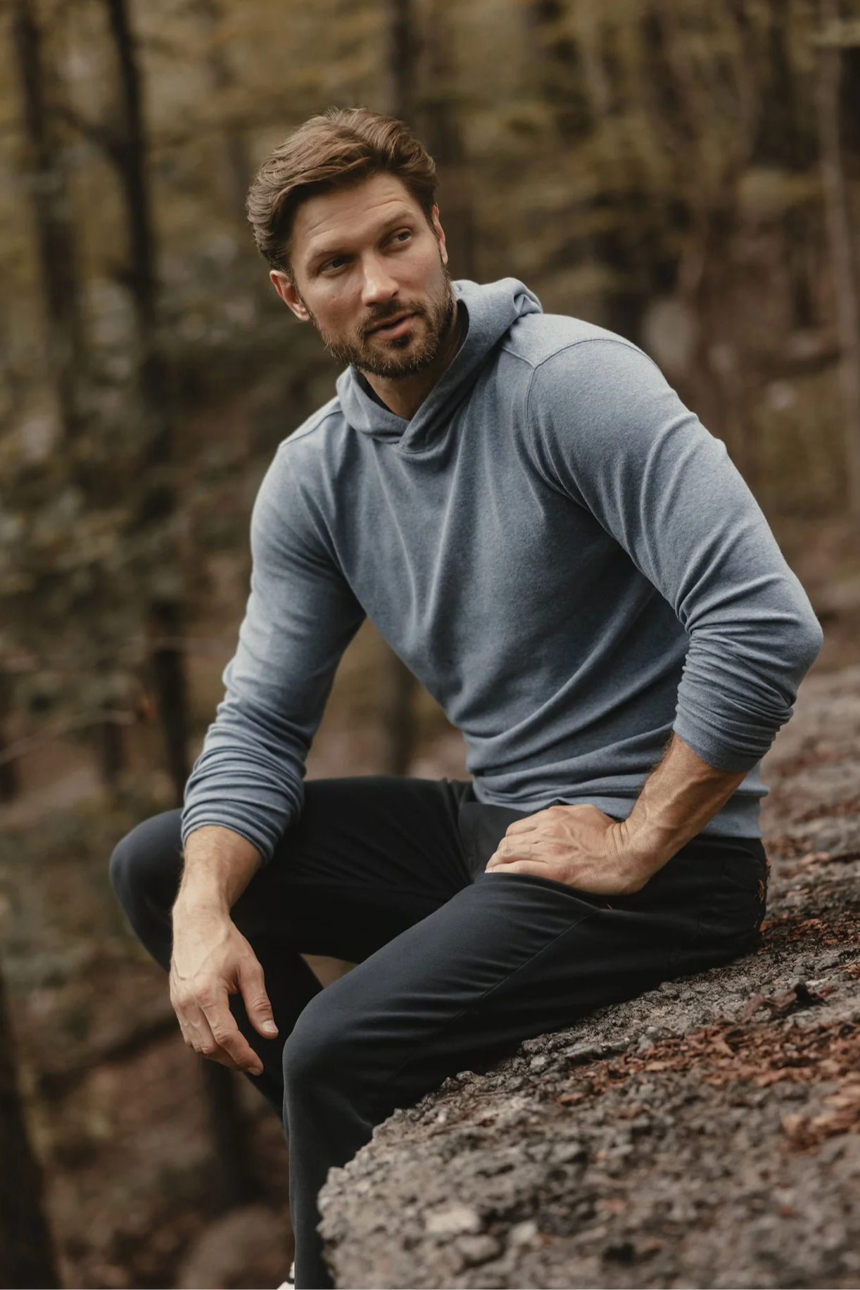 Premium Puremeso Essential Hoodie - Slate Blue | Ultimate Comfort & Style