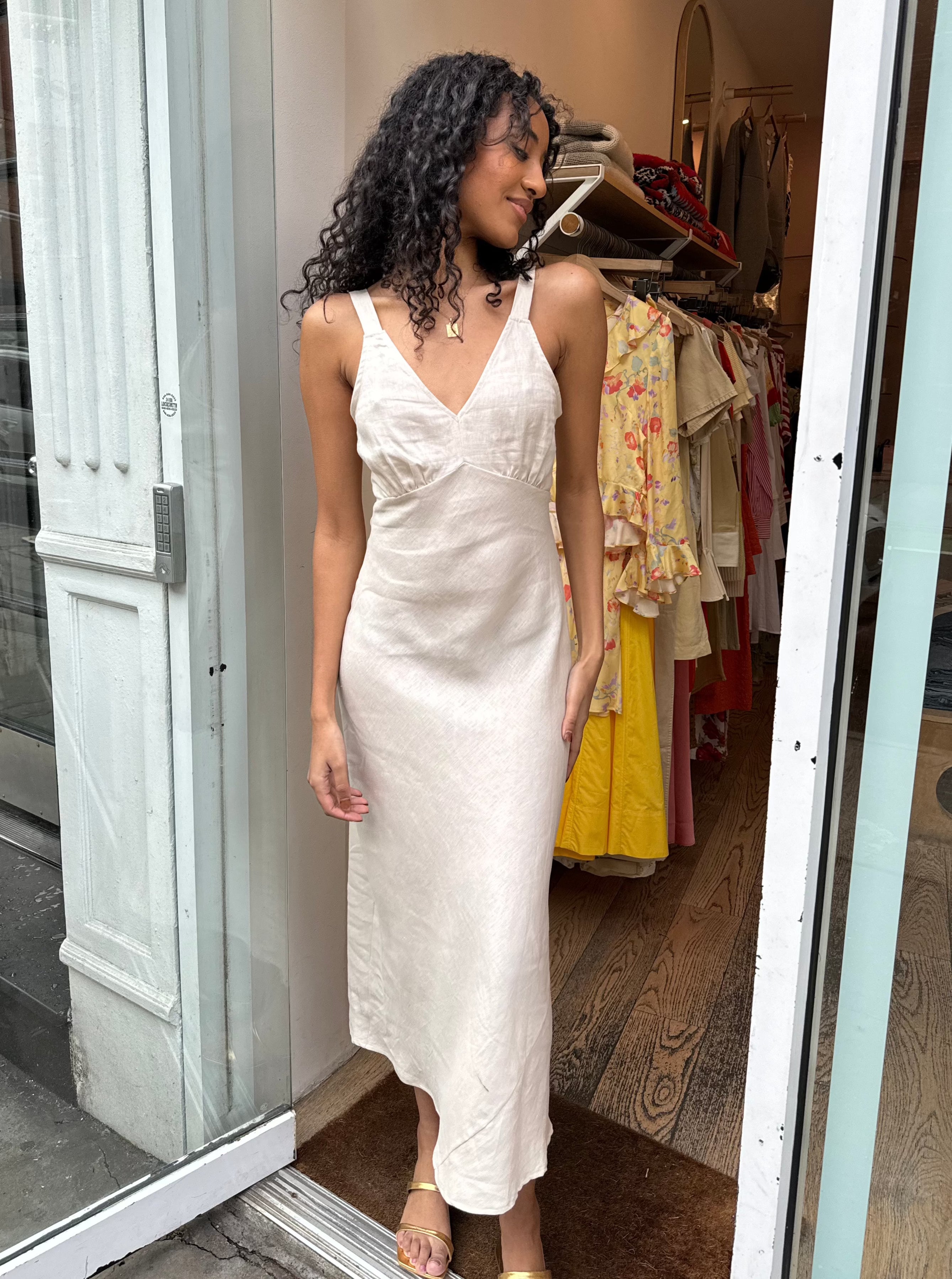 Premium Linen Maxi Dress - Ultimate Comfort in Sand