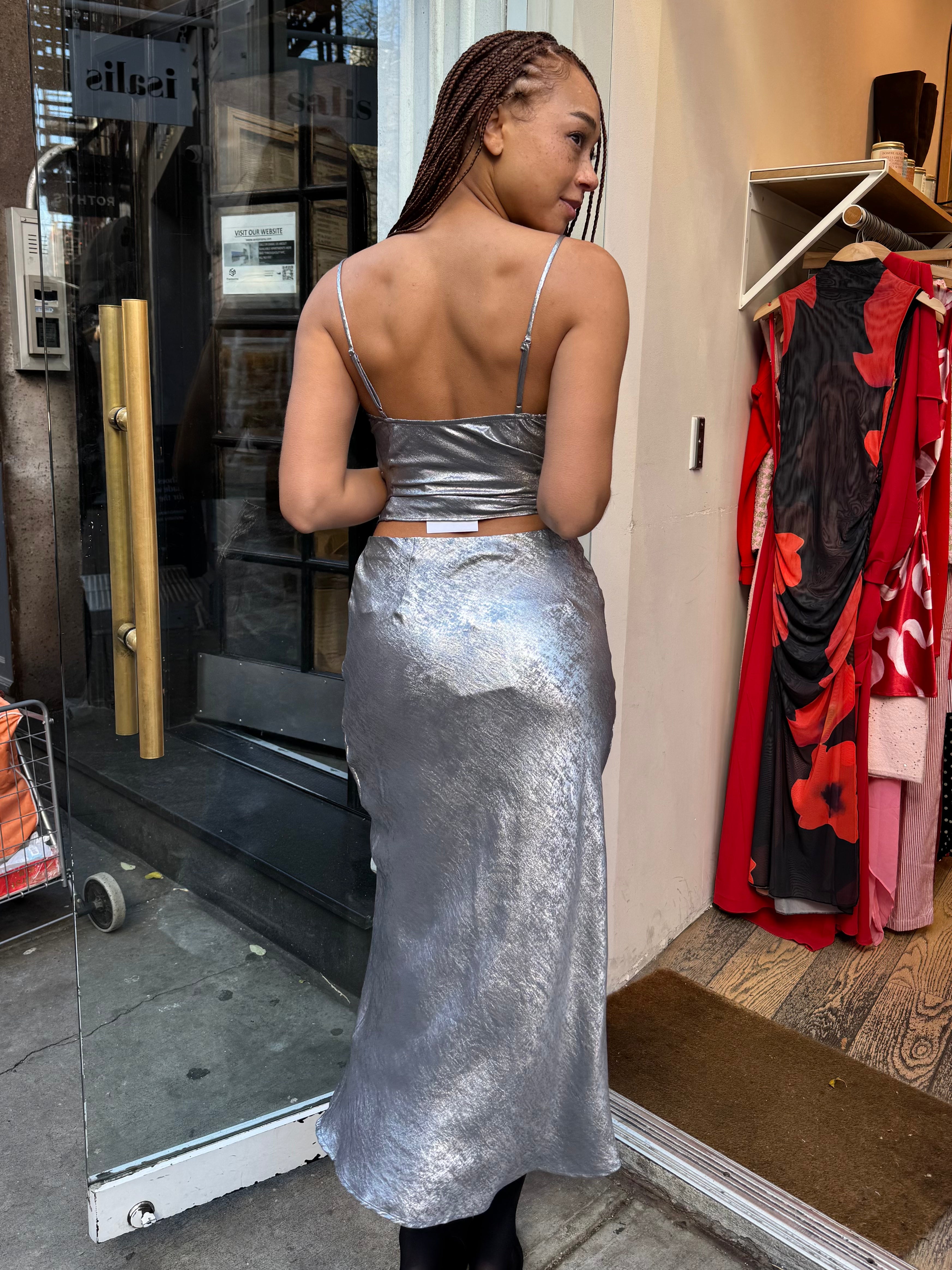 Premium Lucien Skirt in Chrome - Ultimate Style Upgrade
