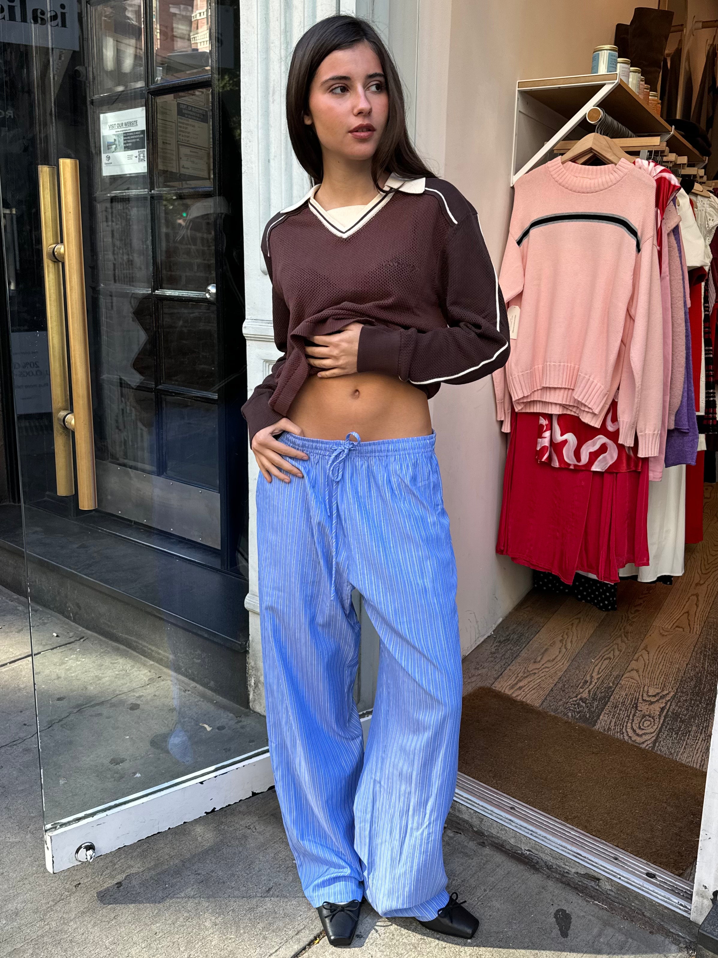 Premium Tevali Sea Stripe Drawstring Pants - Ultimate Comfort & Style