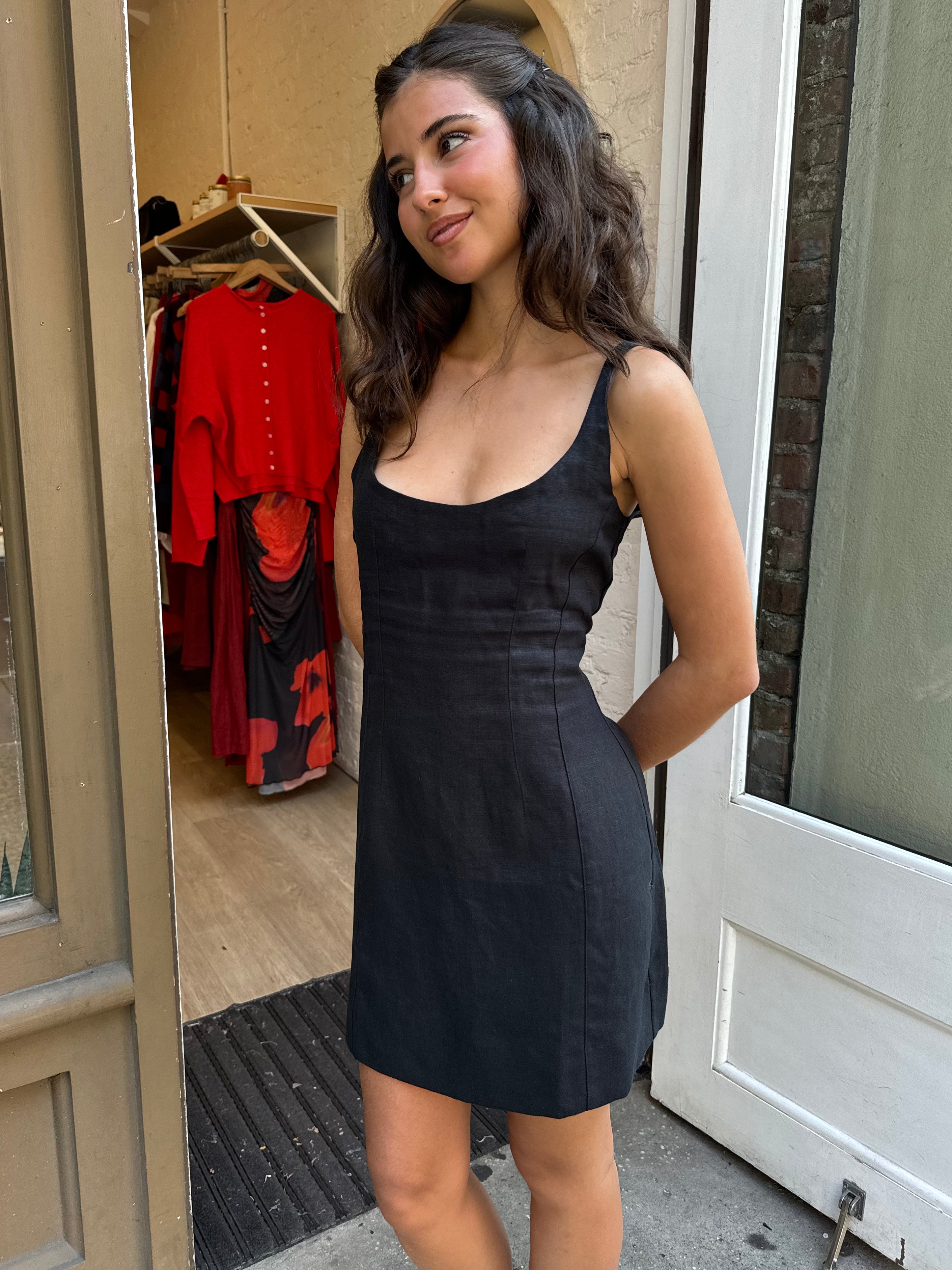 Premium Black Sanne Mini Dress - Ultimate Style Upgrade