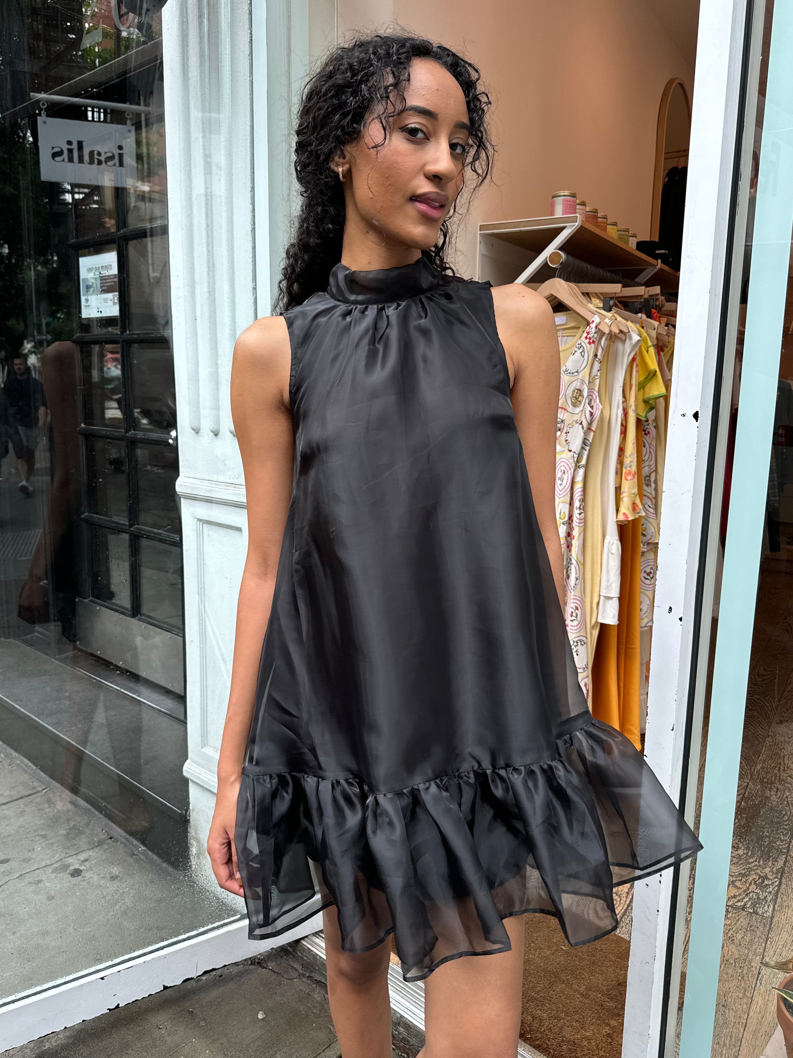 Premium Monet Black Dress - Ultimate Elegance