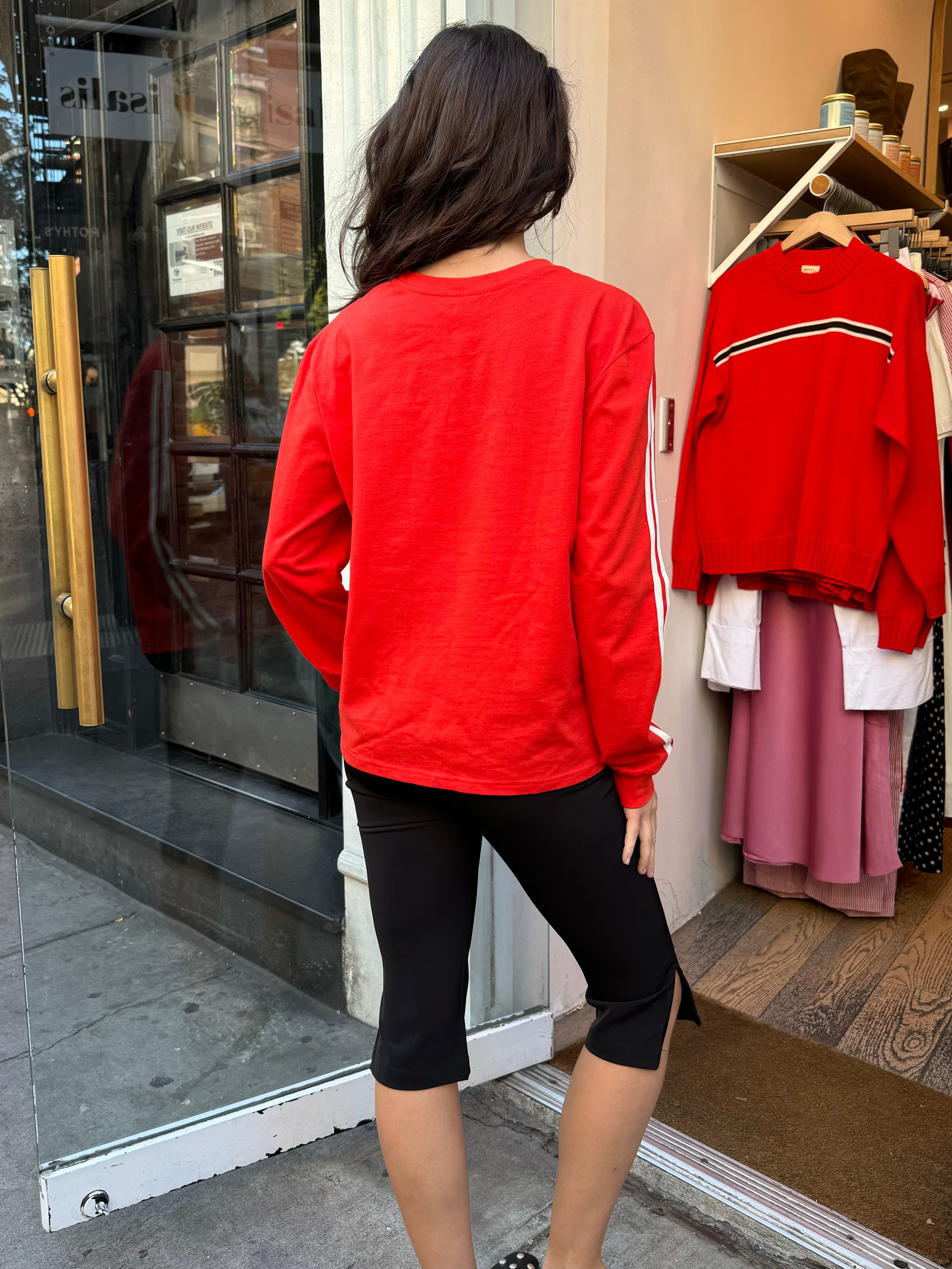 Premium Sophie Long Sleeve Jersey - Vibrant Red