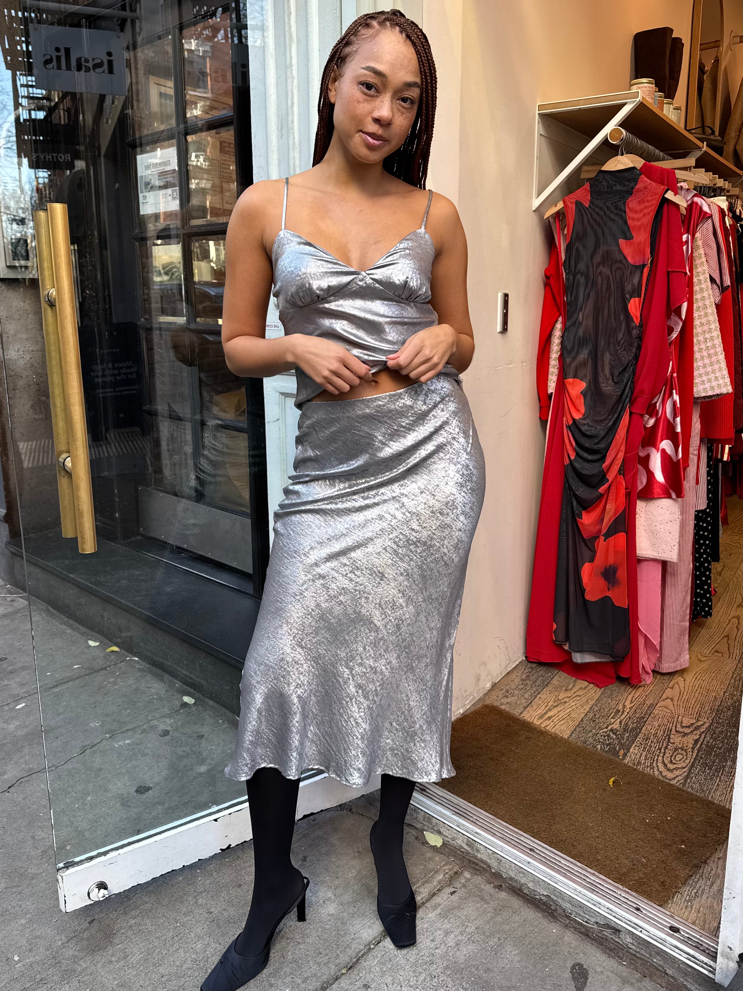 Premium Lucien Skirt in Chrome - Ultimate Style Upgrade