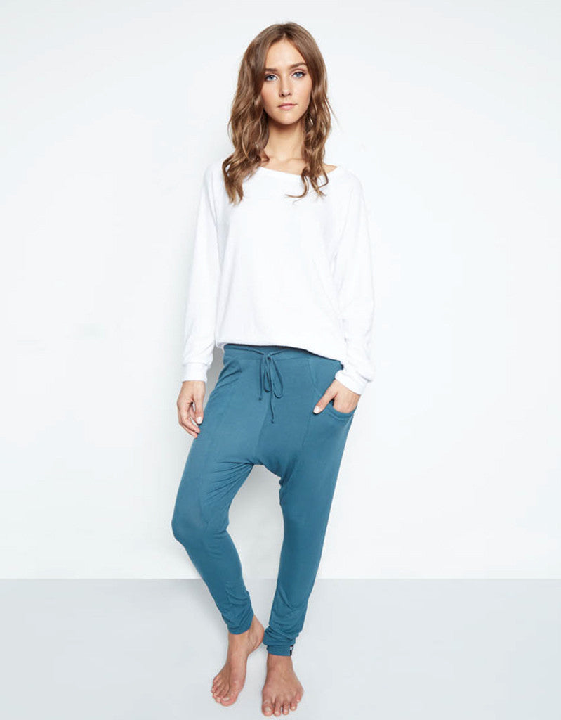 Michael Lauren Premium Keaton Drop Crotch Leggings - Ultimate Comfort & Style