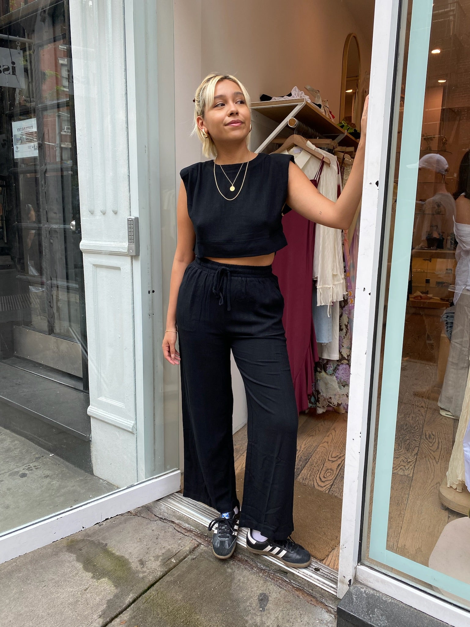 Premium Asher Linen Pants - Effortless Black Style