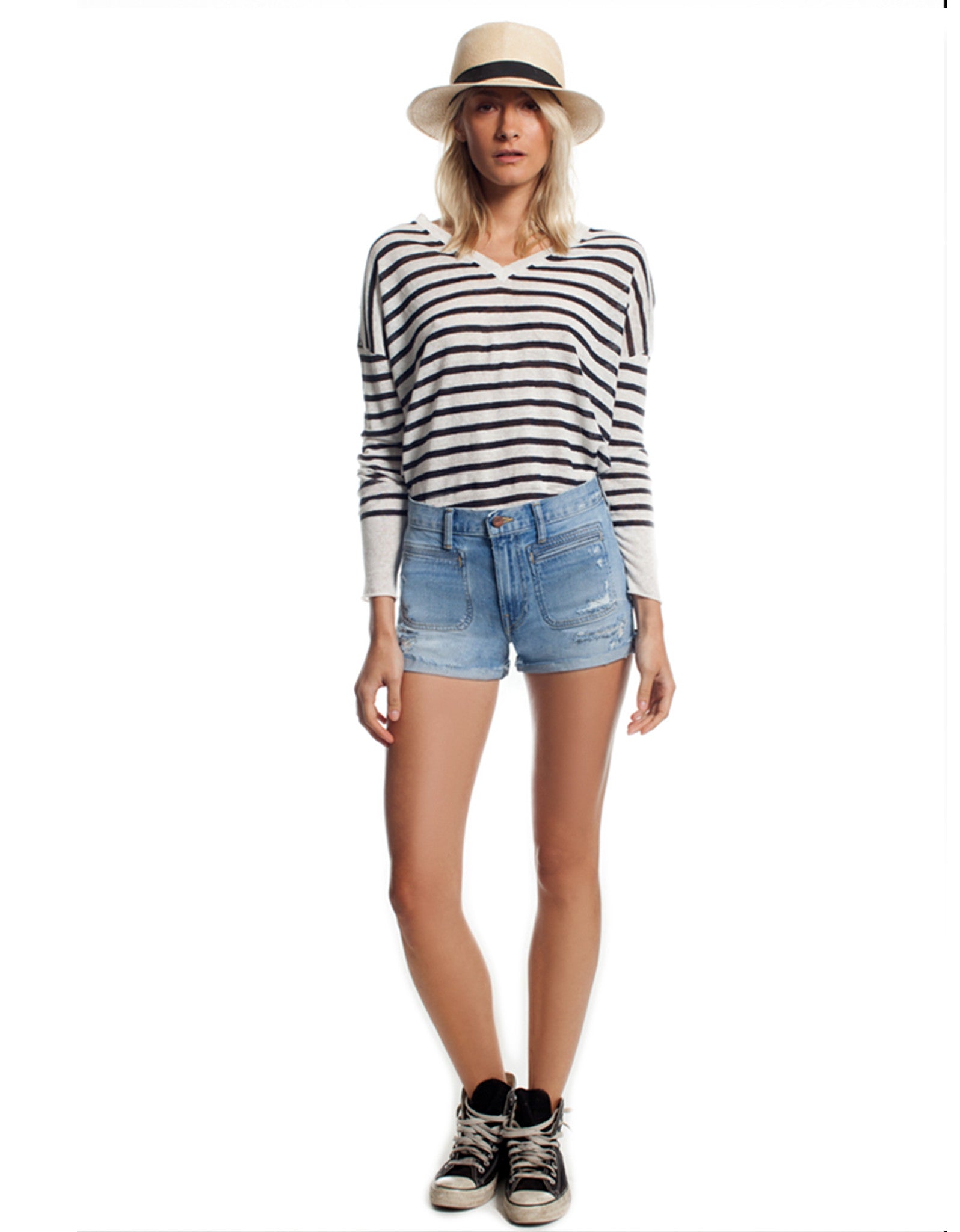 Premium Genetic Jacqueline High-Rise Denim Shorts