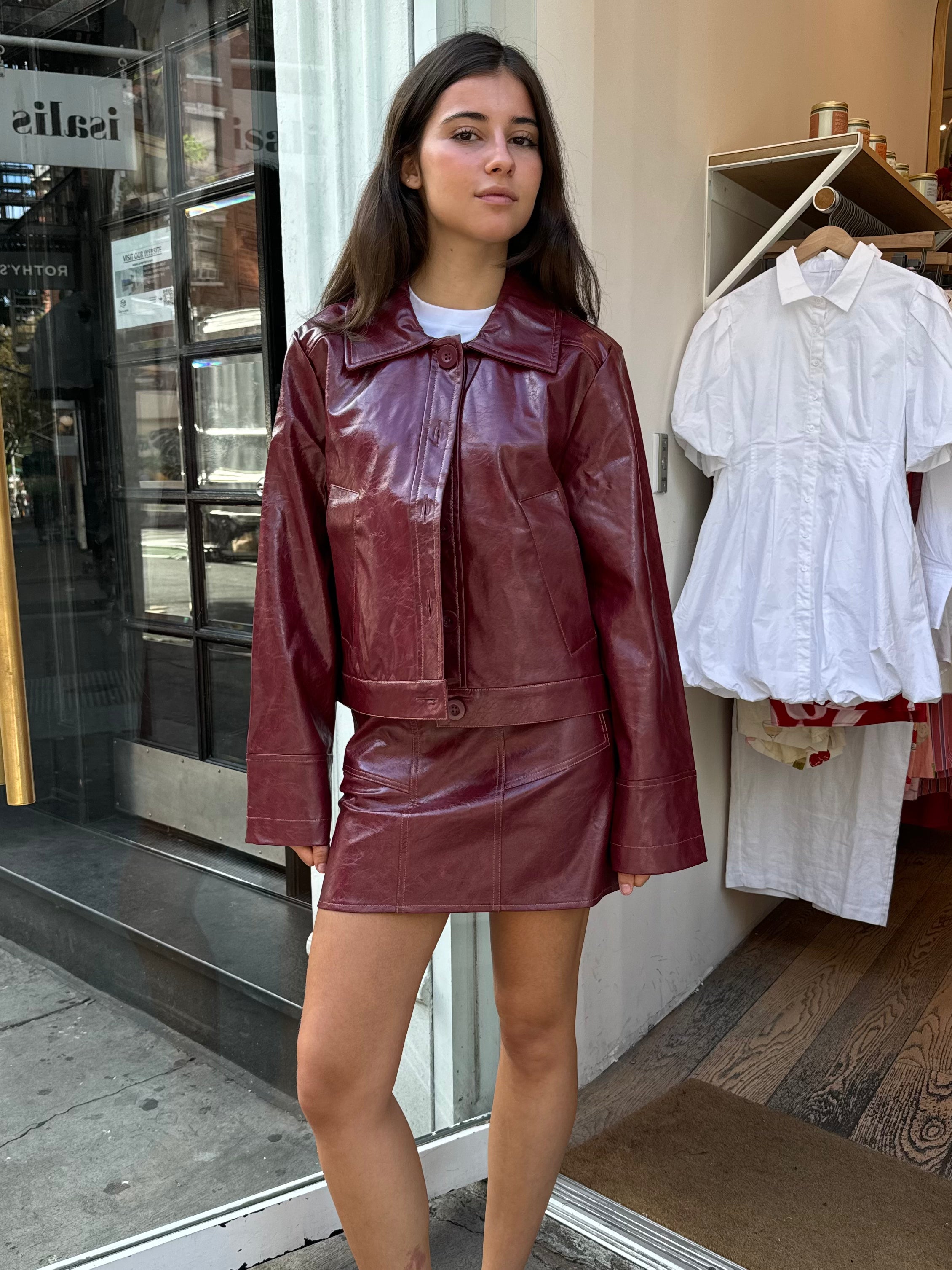Premium Alexa Burgundy Jacket – Ultimate Style Upgrade