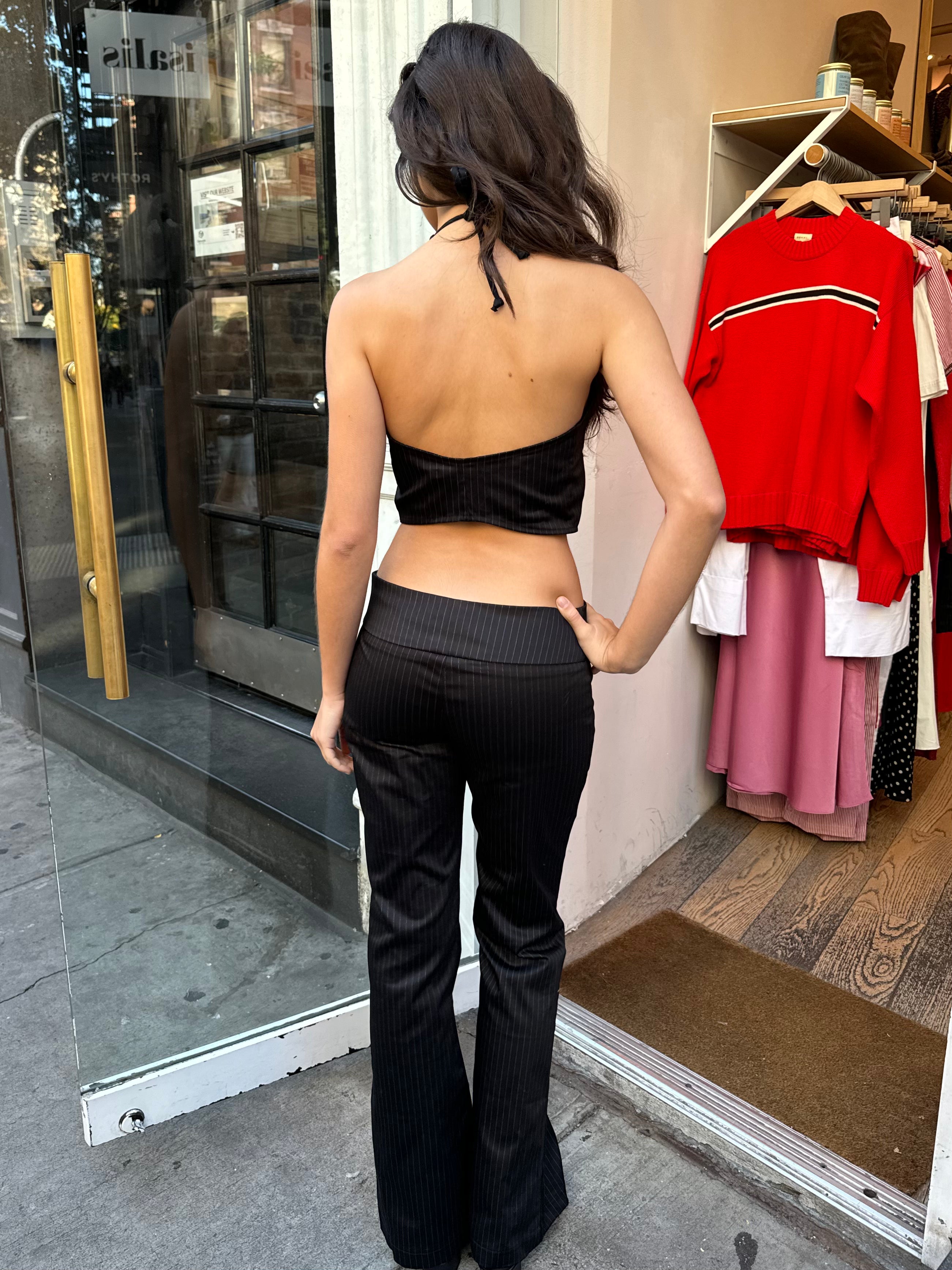 Premium Lindsey Pinstripe Pant - Ultimate Comfort & Style