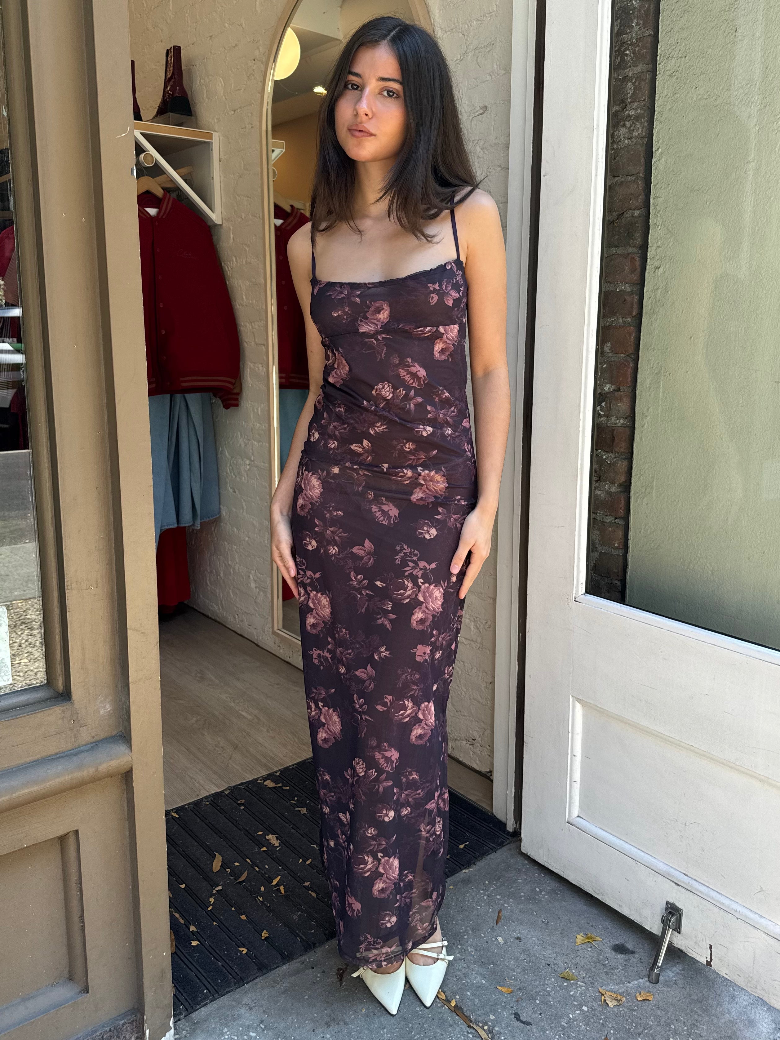 Ultimate Dezza Maxi Dress - Premium Purple Floral Design