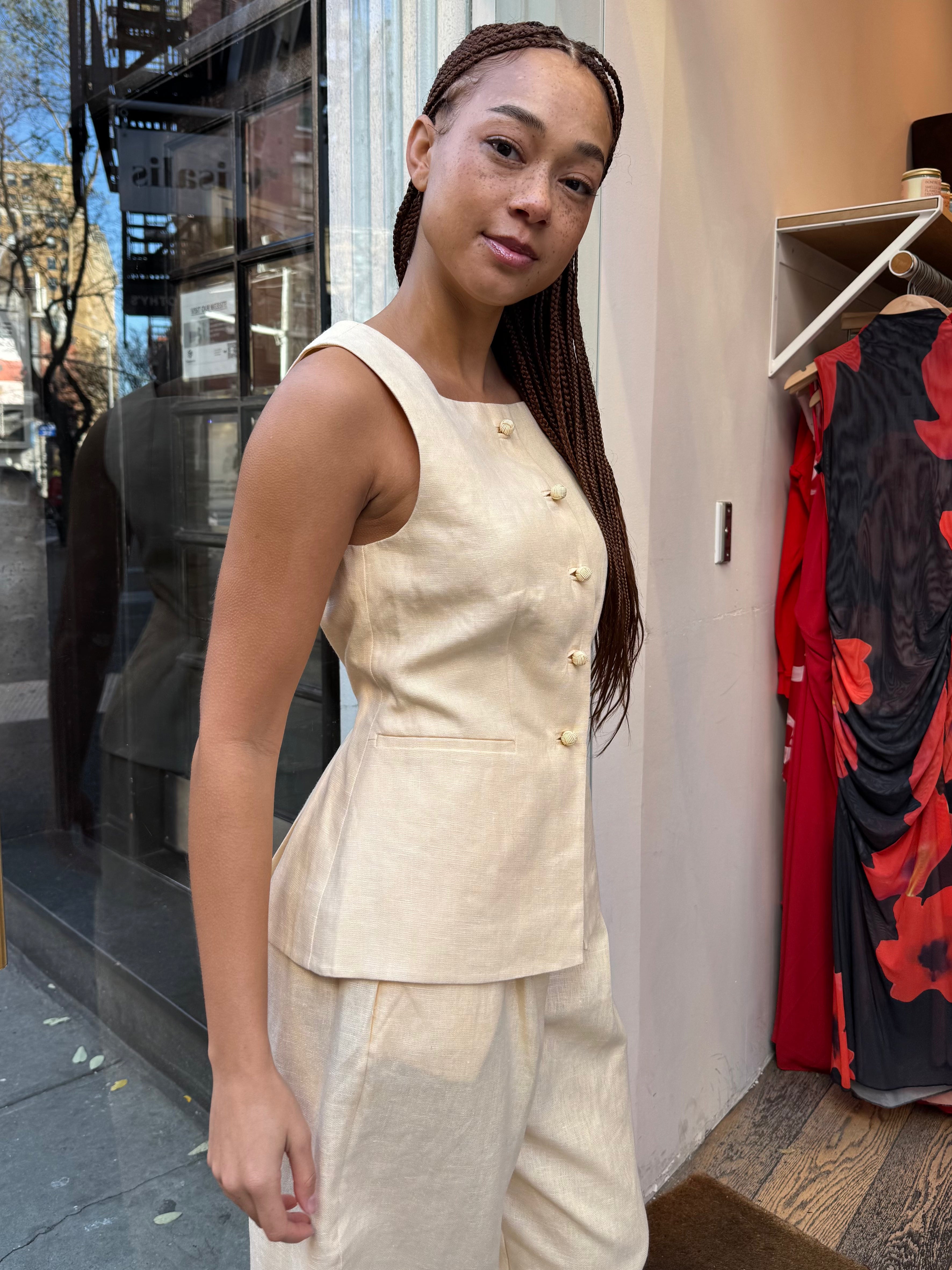 Premium Rio Vest in Dusty Citron - Ultimate Summer Essential