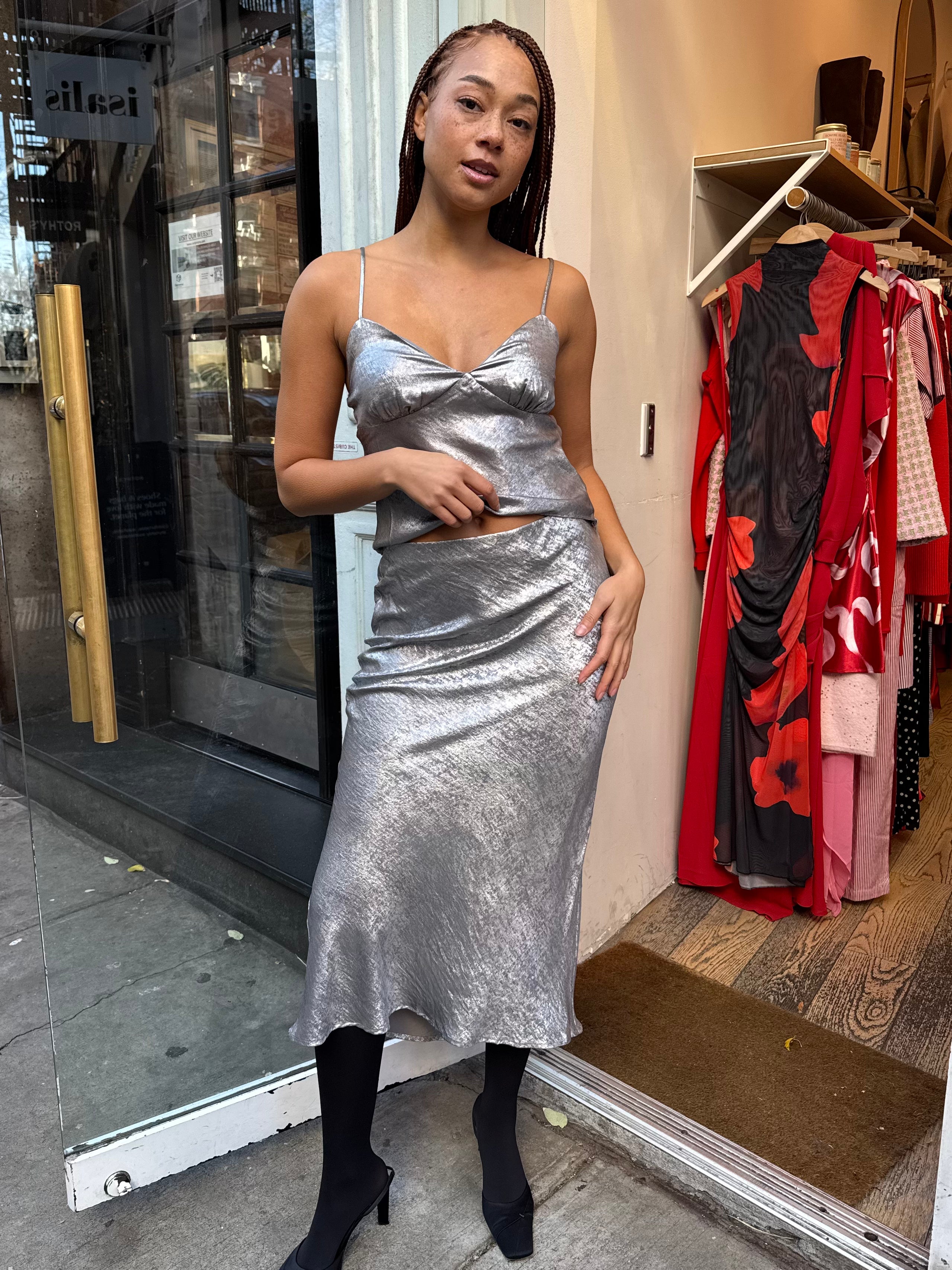 Premium Lucien Skirt in Chrome - Ultimate Style Upgrade