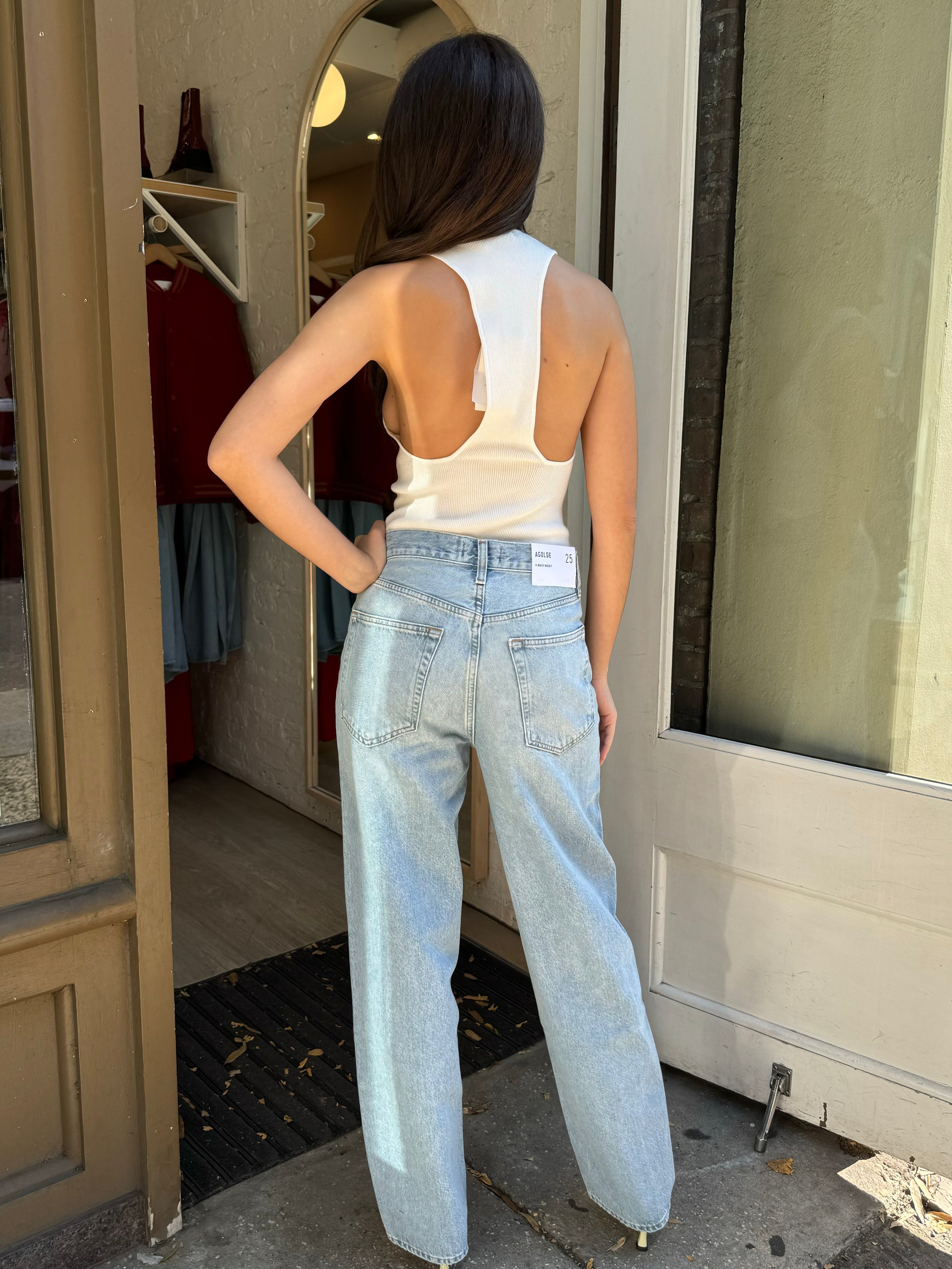 Premium V-Waist Baggy Jeans in Prevail