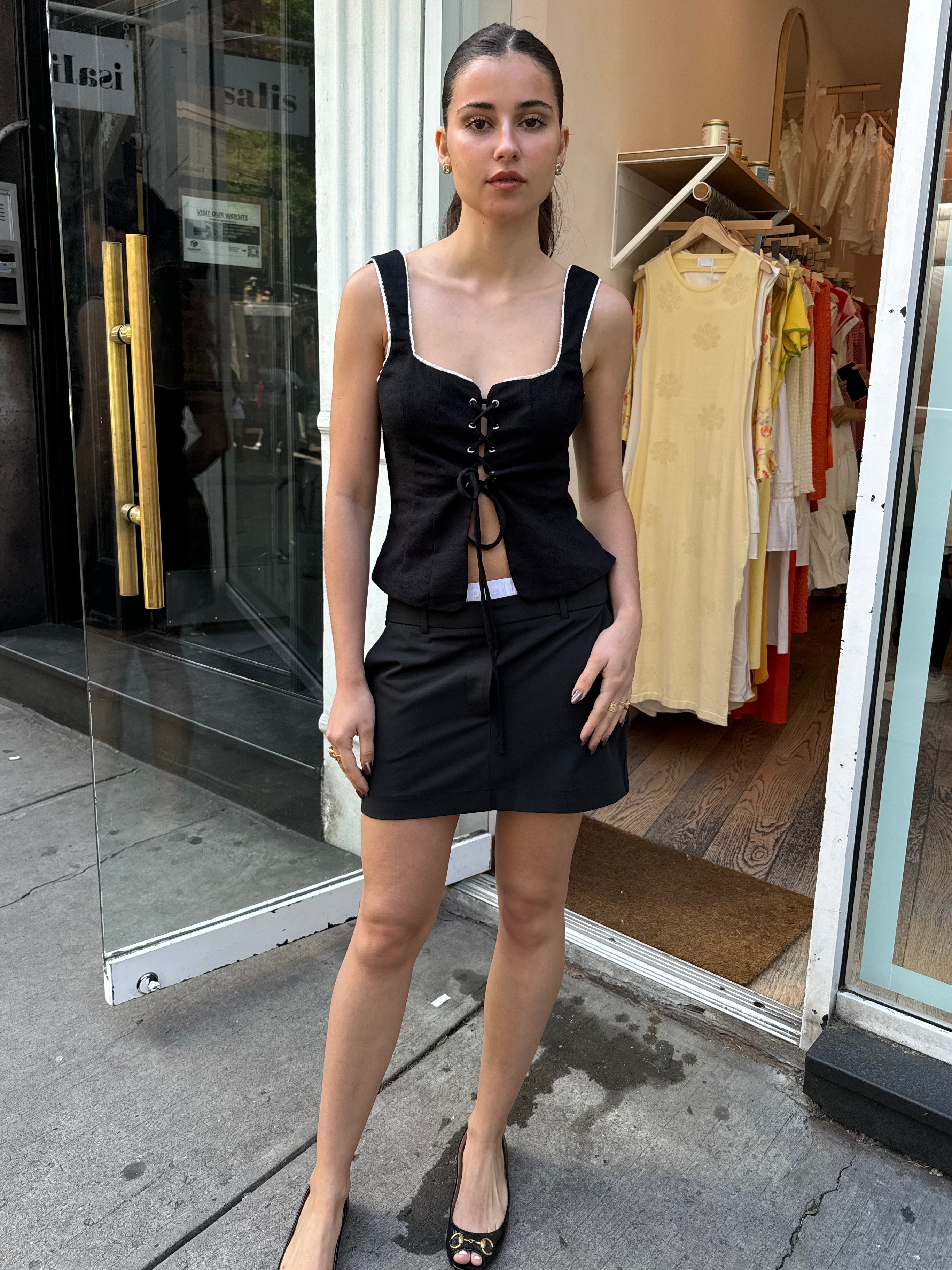 Premium Carlota Black Mini Skirt - Ultimate Style Upgrade
