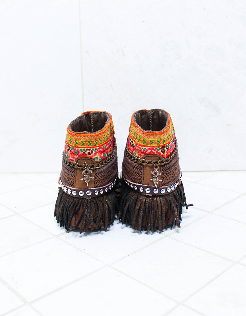 Premium Handmade Boho Sandals in Brown | Size 41 | Exclusive Design