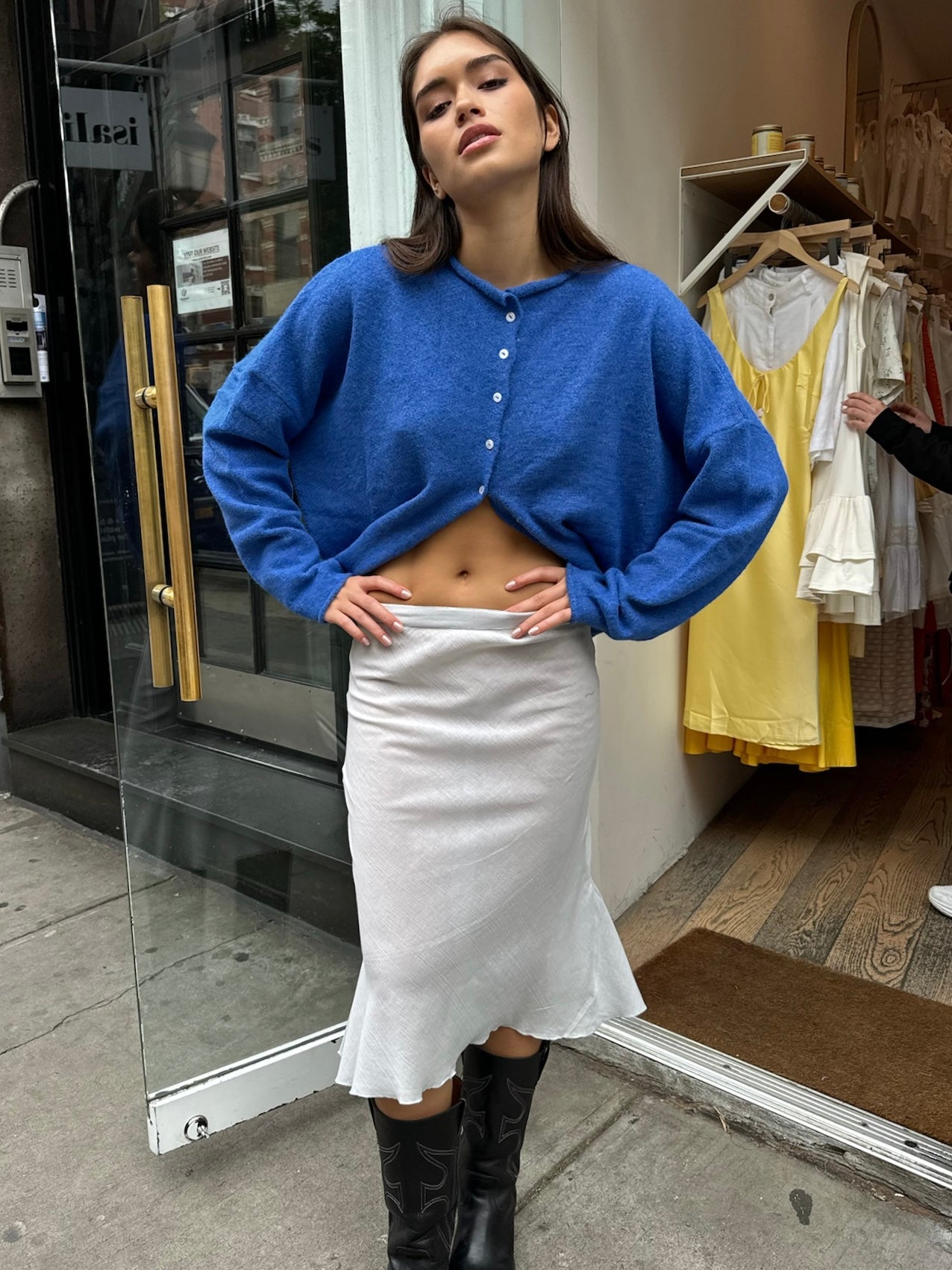 Premium Cala Skirt in Elegant Grey