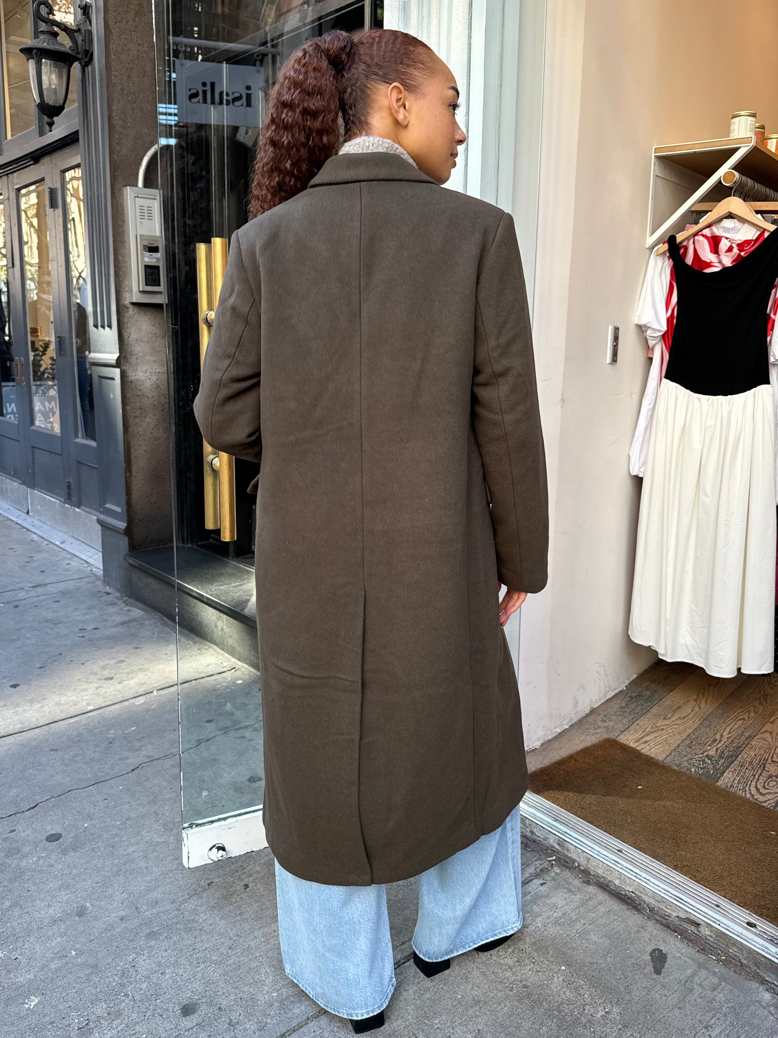 Premium Prescott Wool Coat in Caper - Ultimate Warmth & Style