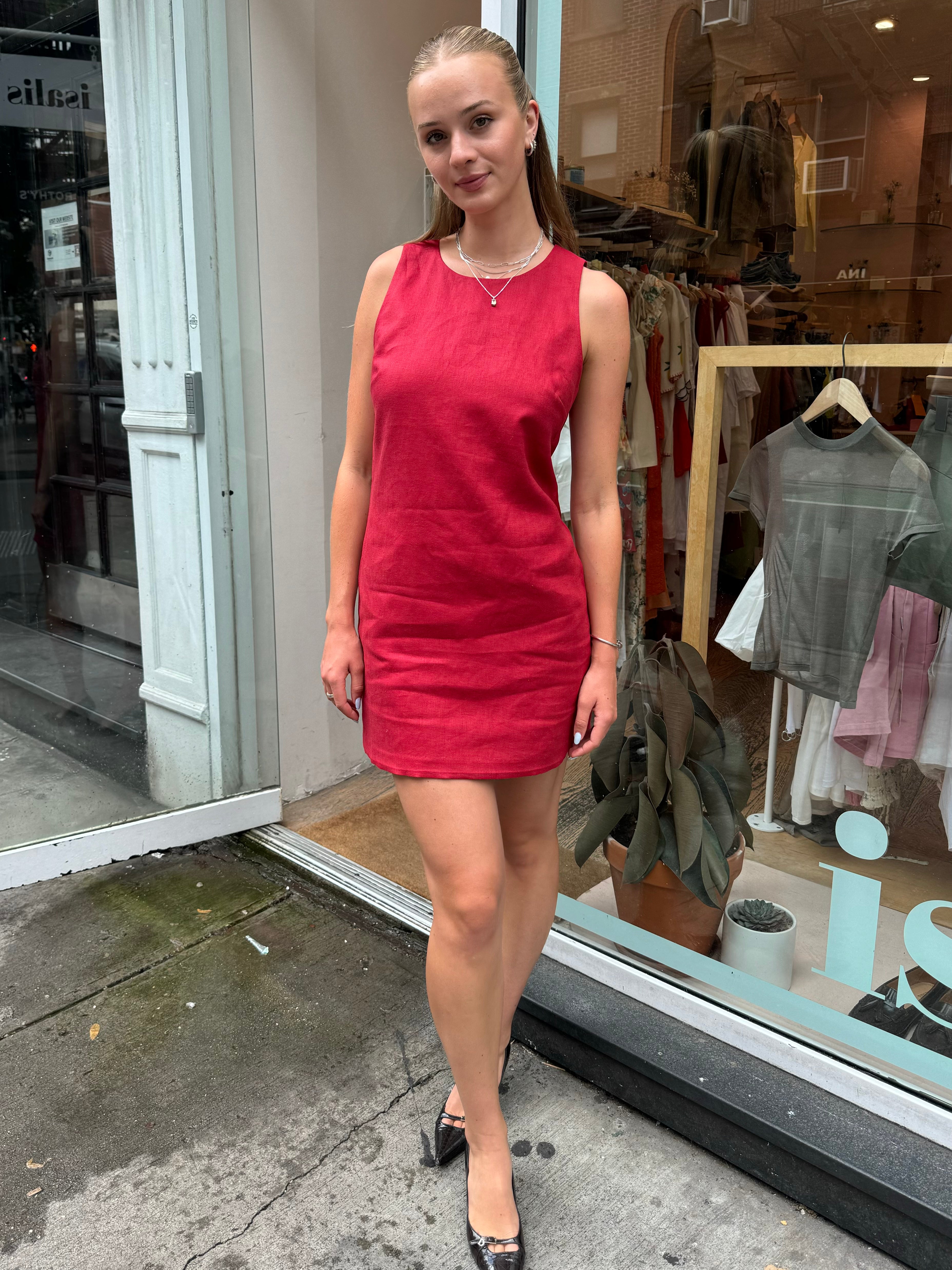 Premium Ellen Cherry Mini Dress - Ultimate Summer Style