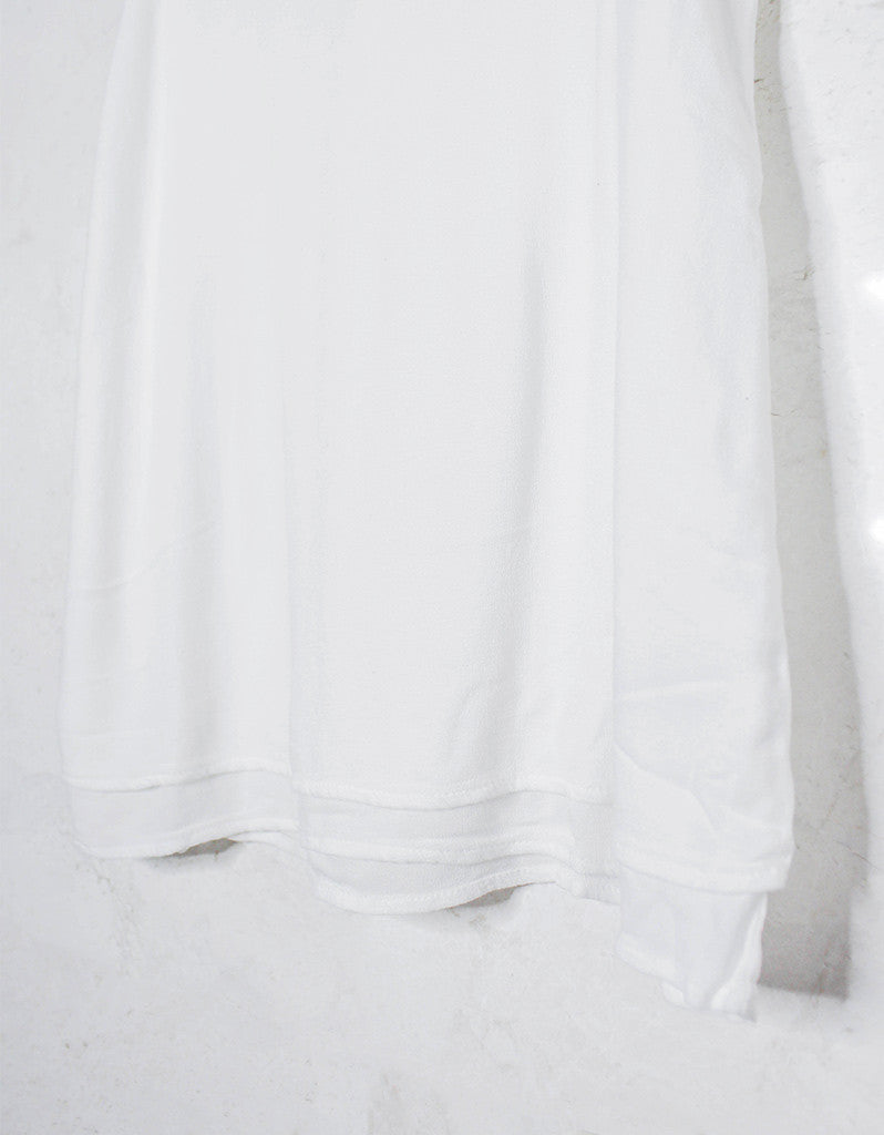Michael Lauren Clayton Premium Spaghetti Tank - White