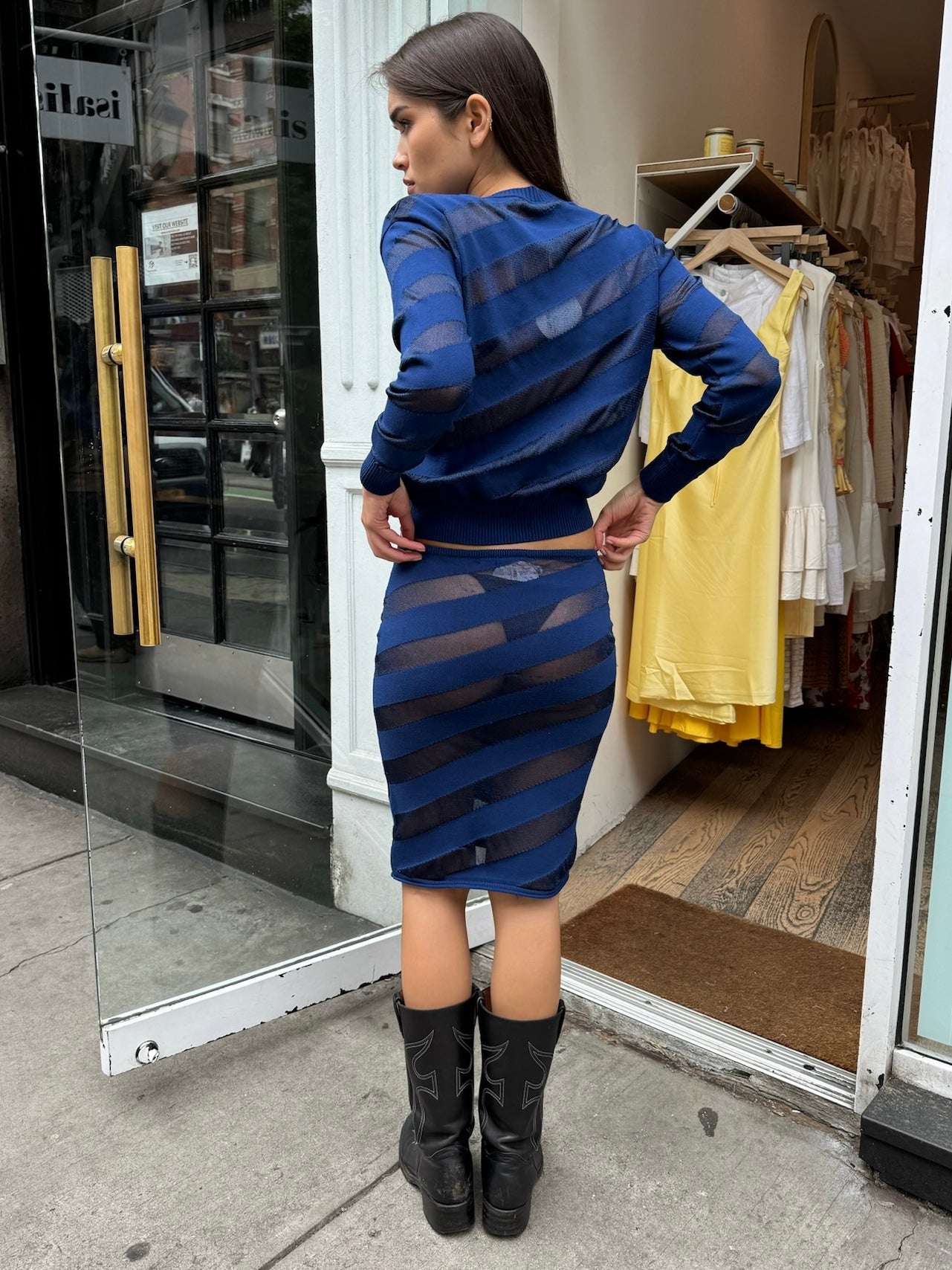 Premium Zebara Navy Skirt - Ultimate Comfort & Style