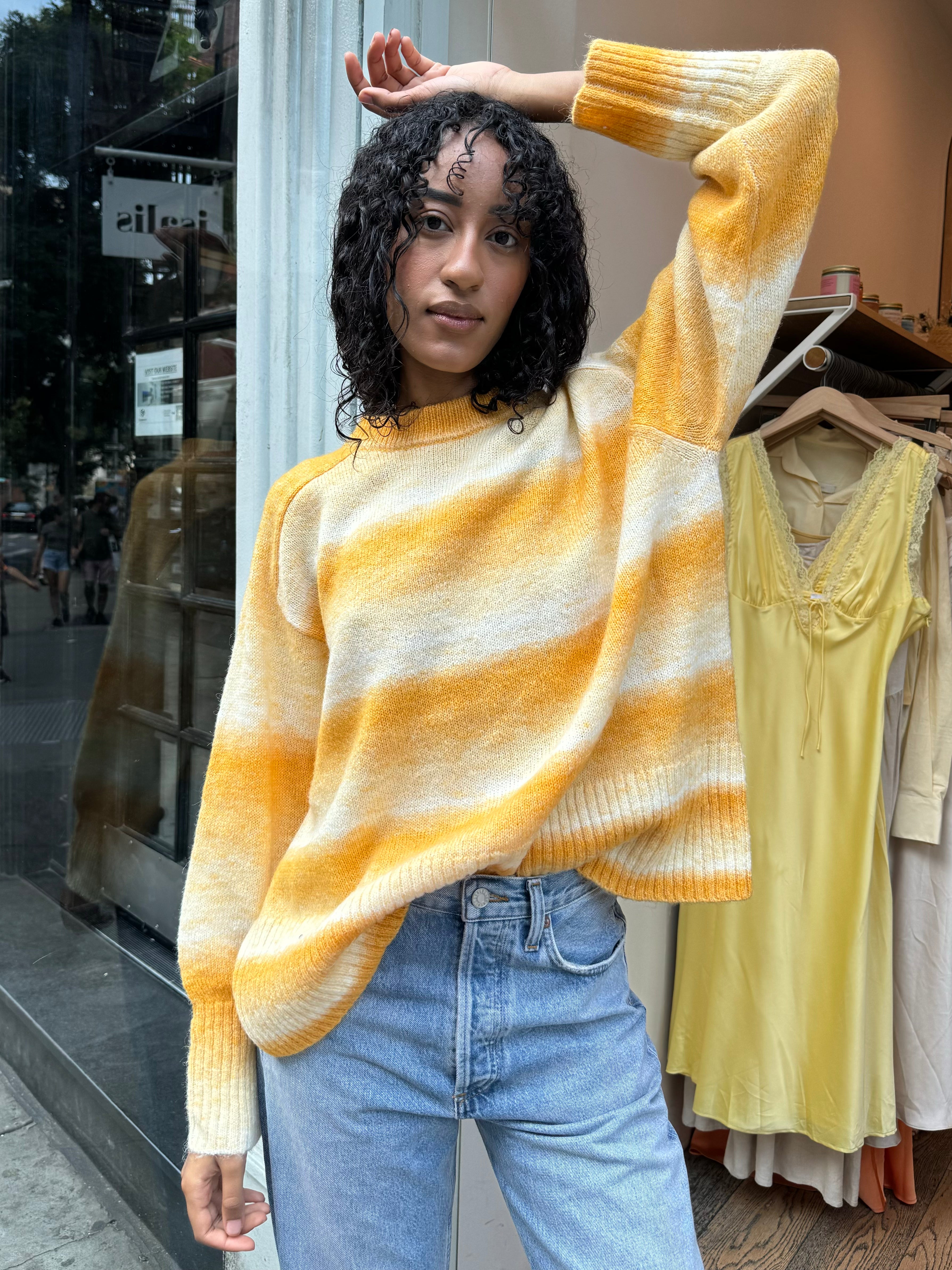 Premium Sunset Kaya Pullover Sweater - Ultimate Comfort & Style