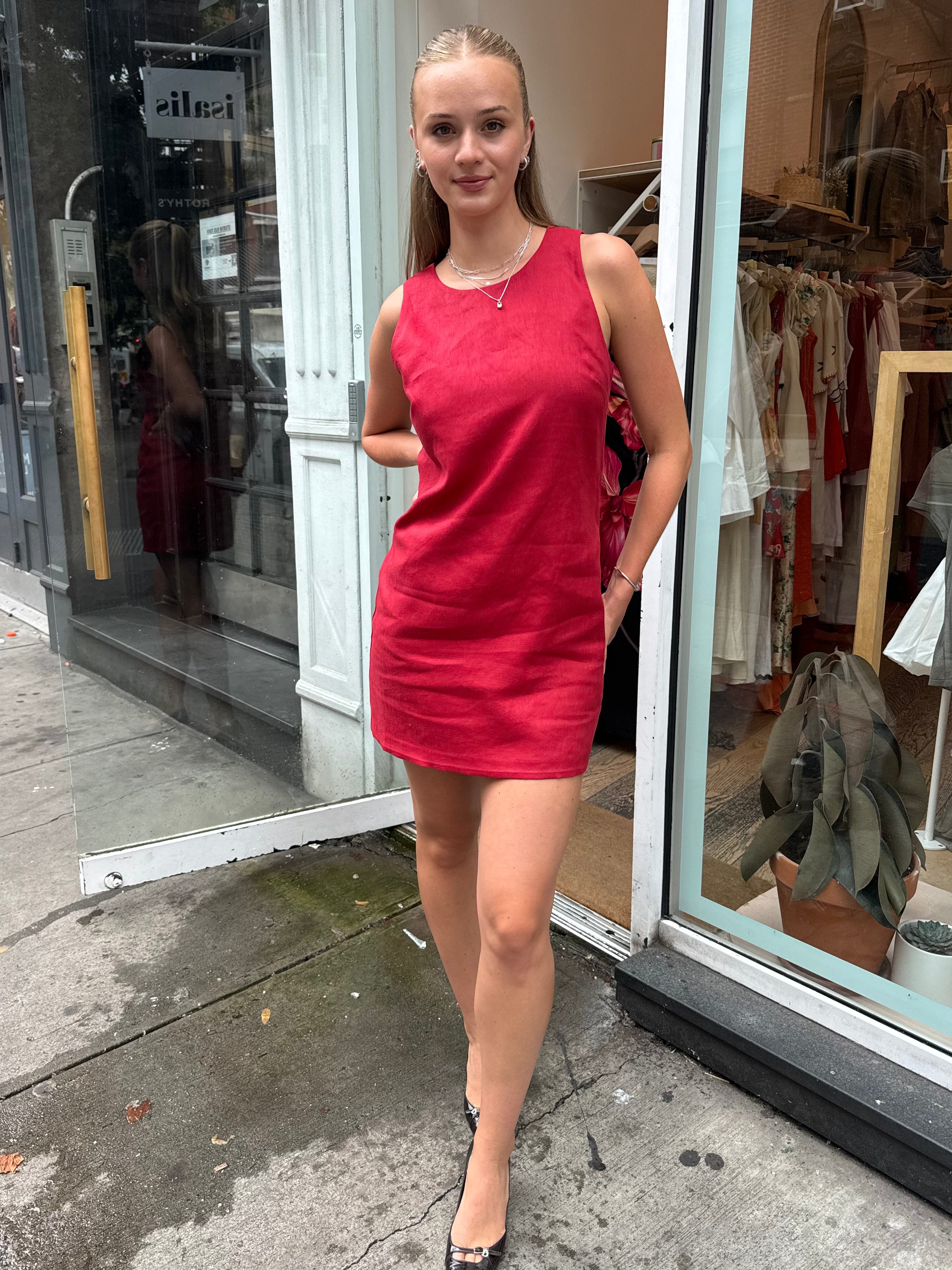 Premium Ellen Cherry Mini Dress - Ultimate Summer Style