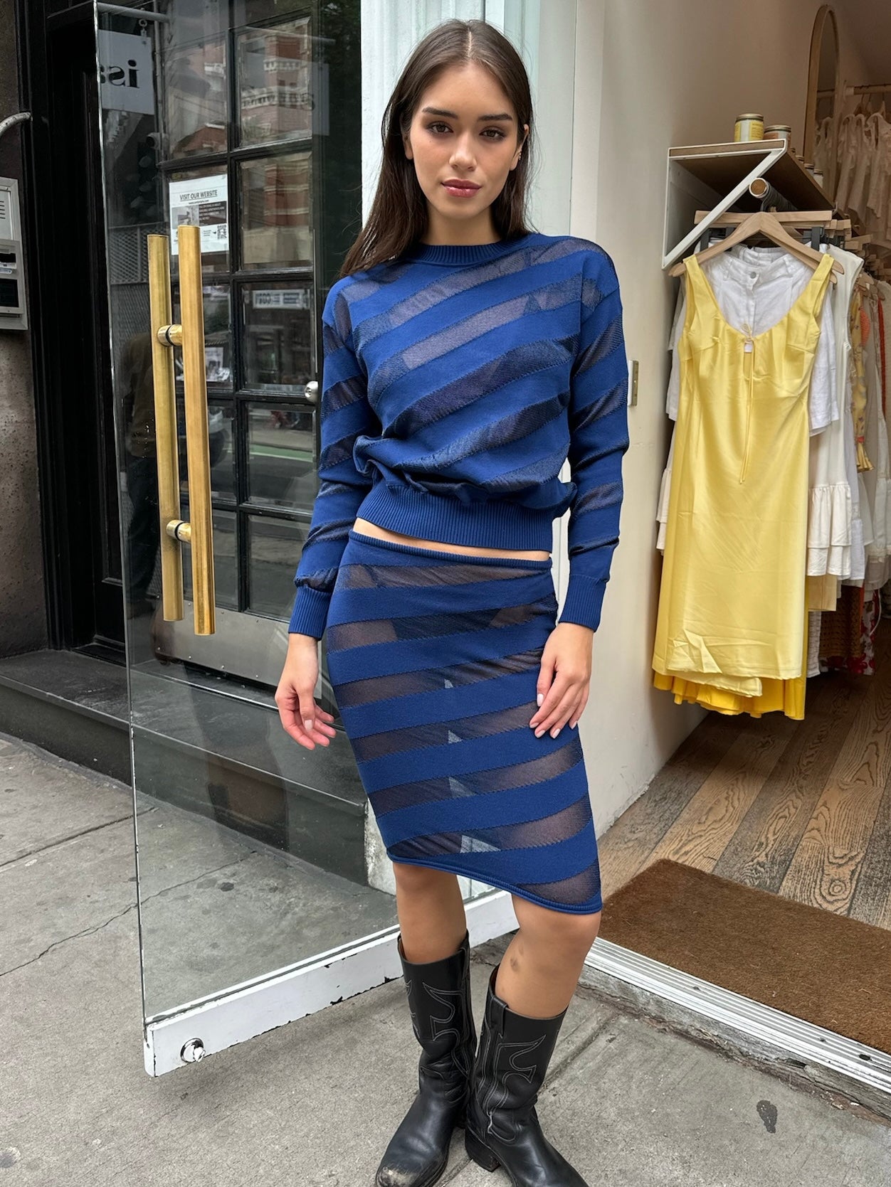 Premium Zebara Navy Skirt - Ultimate Comfort & Style