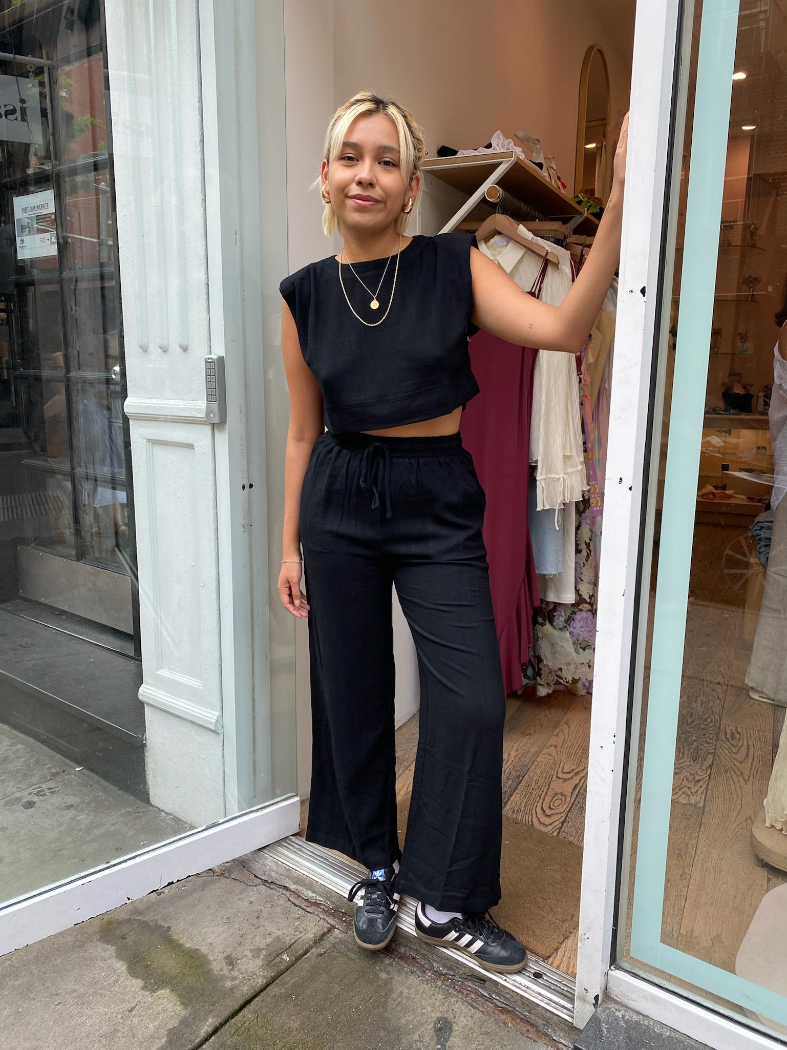 Premium Asher Linen Pants - Effortless Black Style